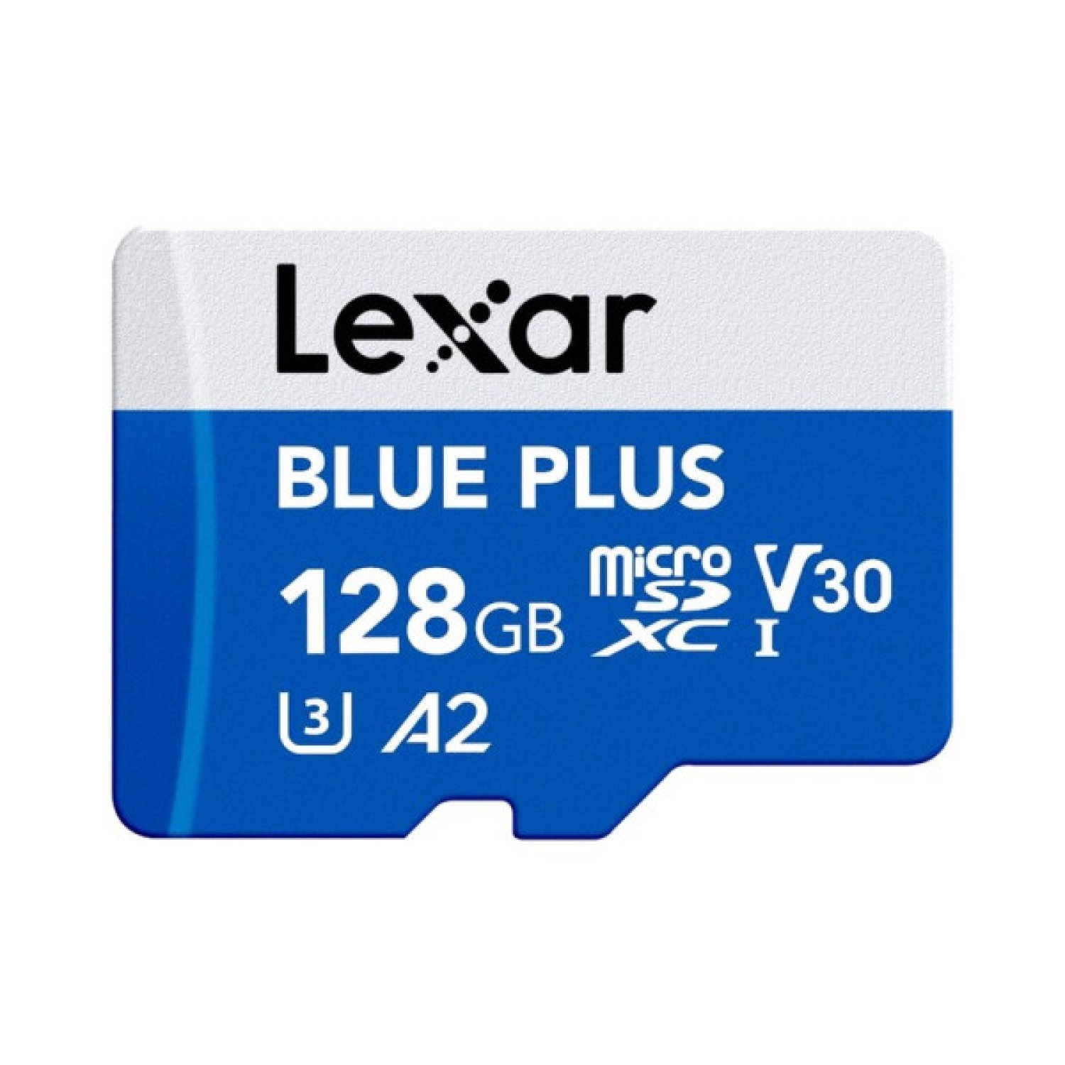 Lexar Blue Plus · MicroSDHC 128GB · UHS-I · Hasta 170MB/s · C10 A2 V30 U3 + Adaptador SD