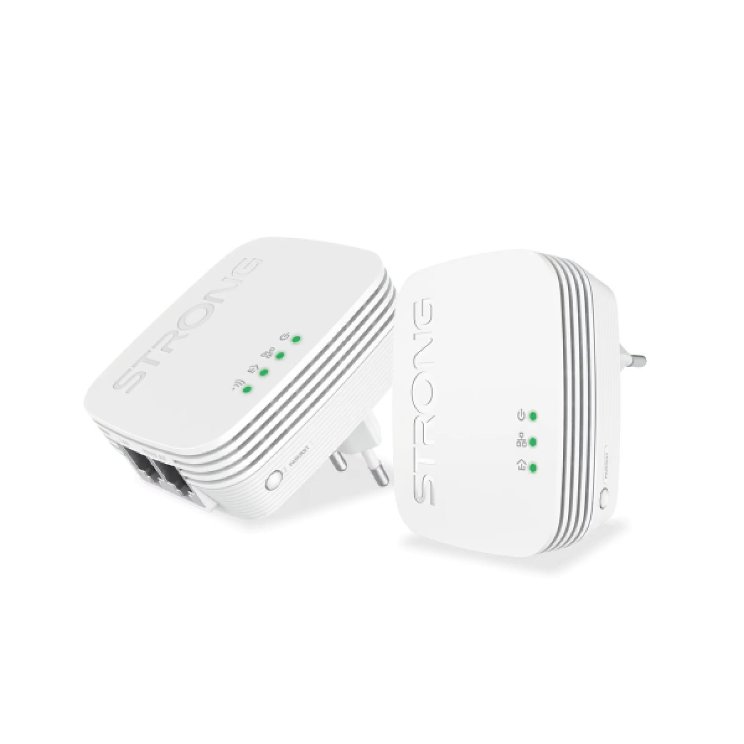 Strong Powerline 600 Duo Mini · Adaptador PLC · 600 Mbps · 2 Unidades