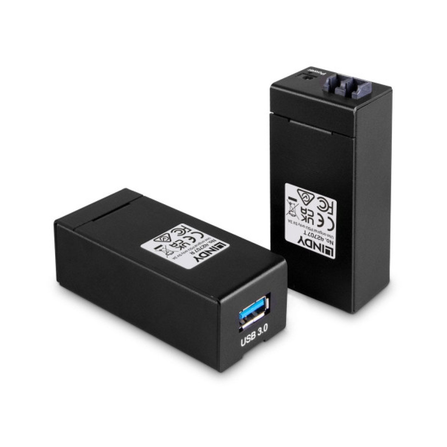 Lindy 42707 · Extensor Audio/Video AV · Transmisor y Receptor · Negro