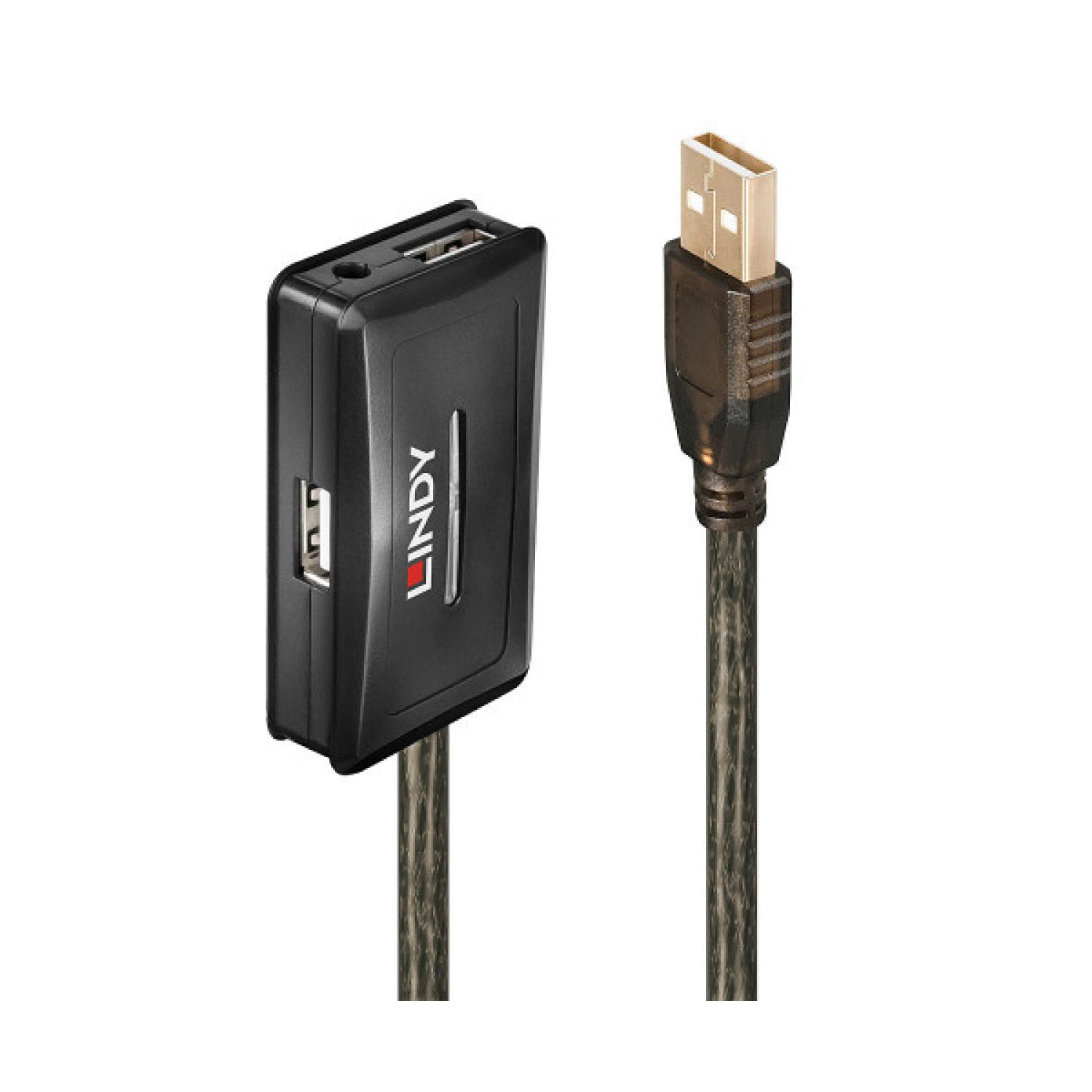 Lindy Hub USB 2.0 · 480 Mbit/s · Gris