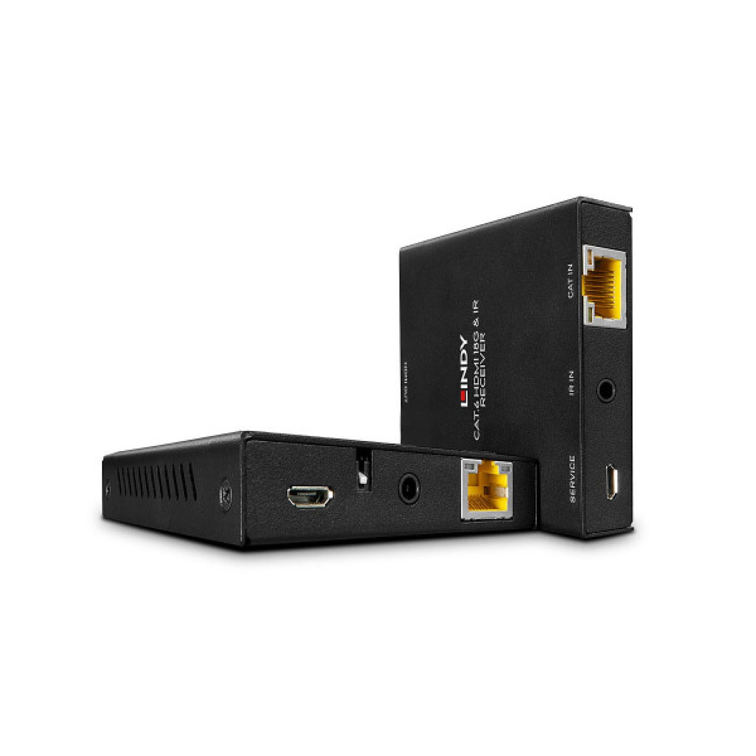 Lindy 38205 · Extensor Audio/Vídeo · Transmisor y Receptor · Negro