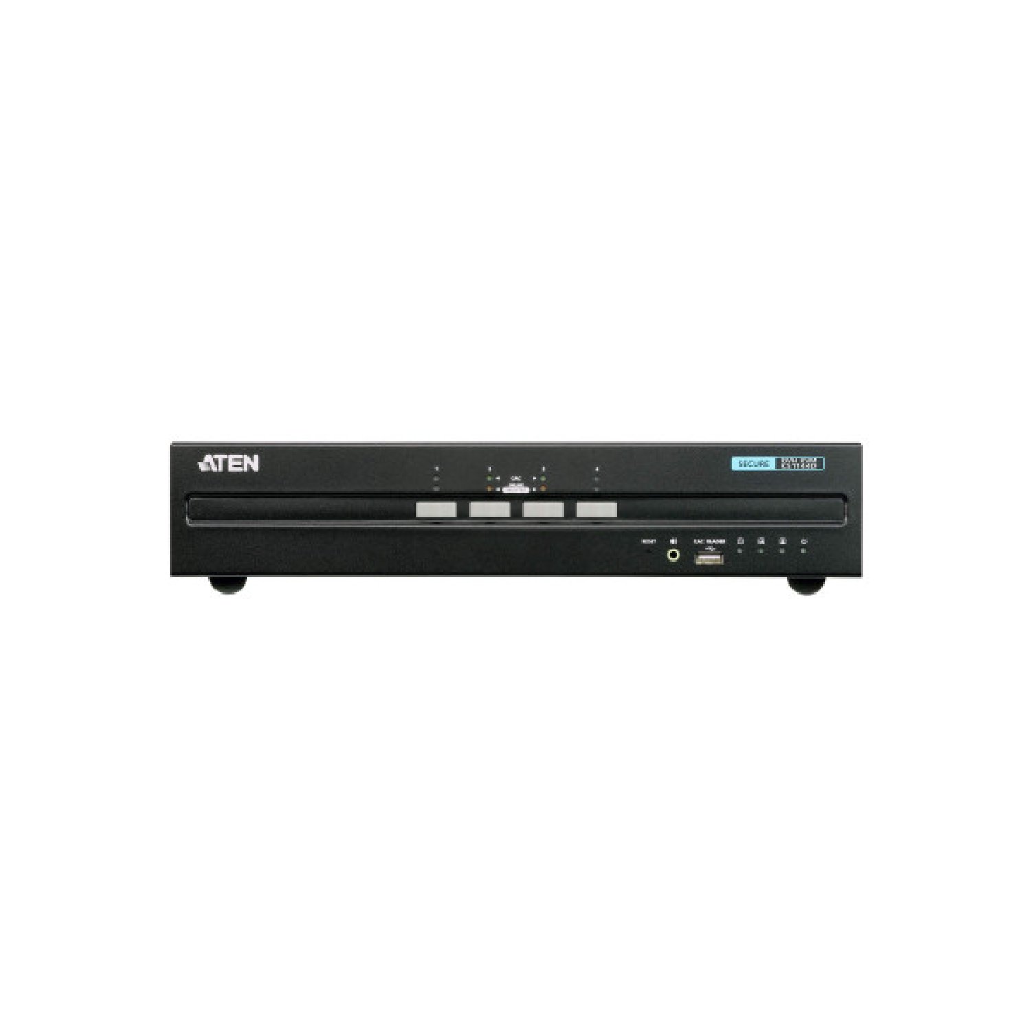 ATEN Switch KVM Seguro · Dual Display DVI · 4 Puertos USB · PSS PP v3.0