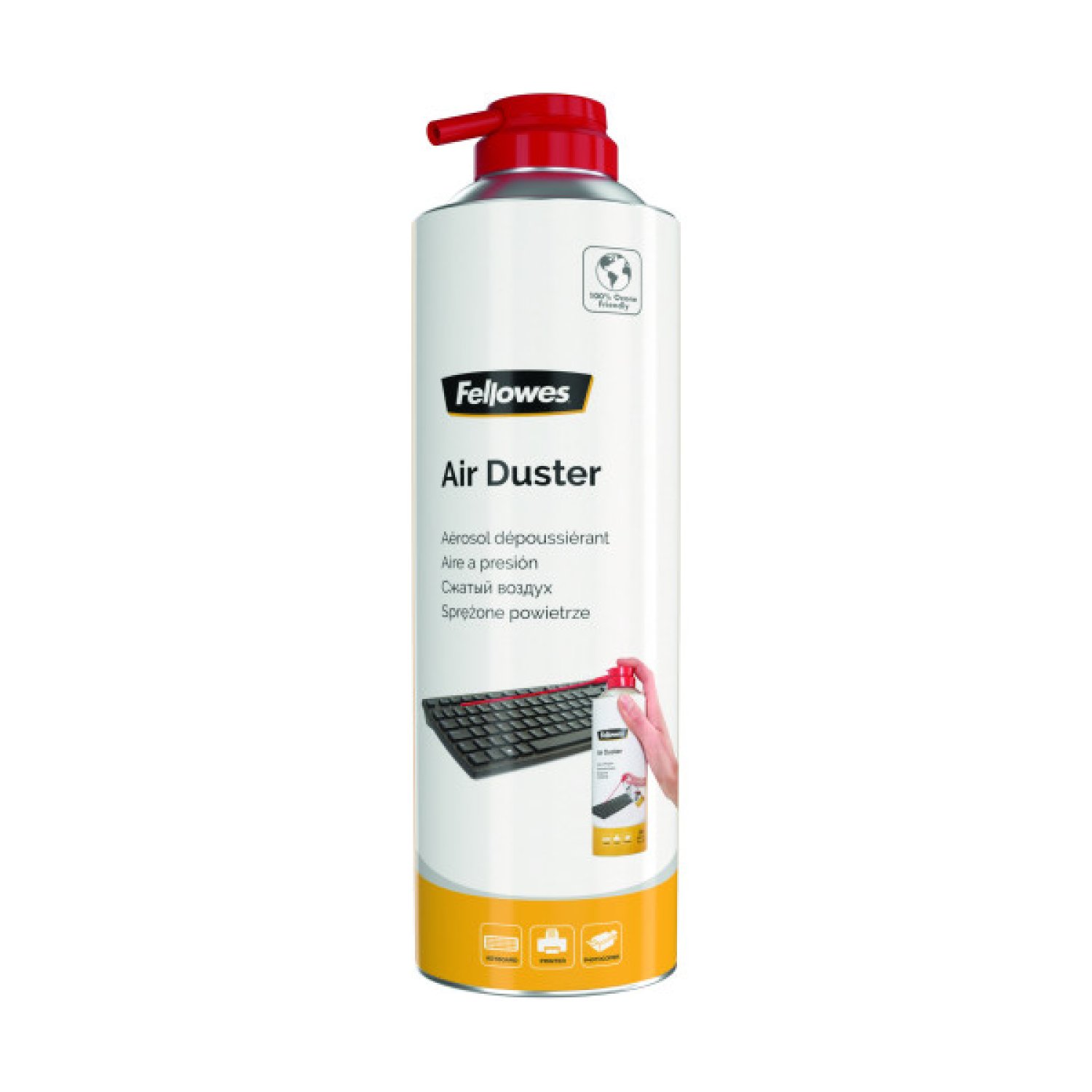 Fellowes · Kit de Limpieza Aire Comprimido · 400 ml · Universal Teclado e Impresora