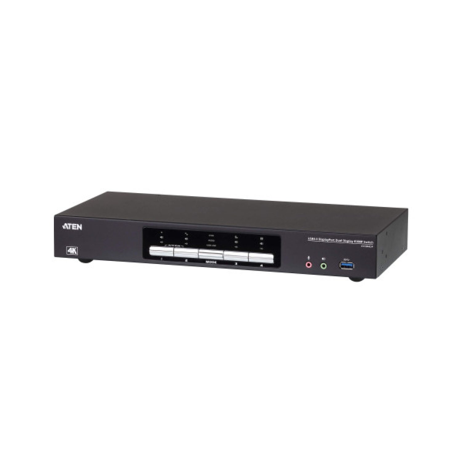 ATEN Switch KVMP · DisplayPort 4K · Dual Display · 4 Puertos USB 3.0