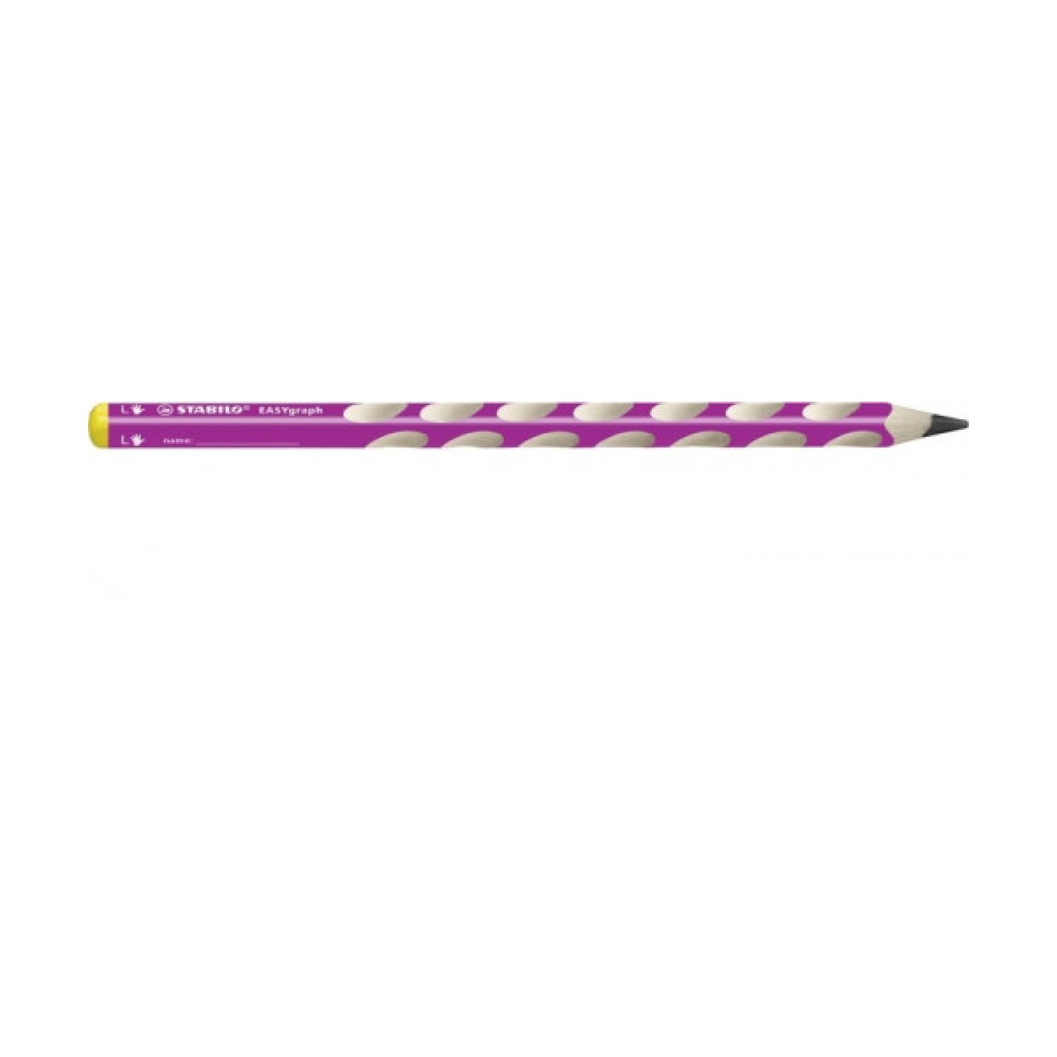 Stabilo EasyGraph · Lápiz Ergonómico para Zurdos · HB 3,15mm · Rosa · Pack 6