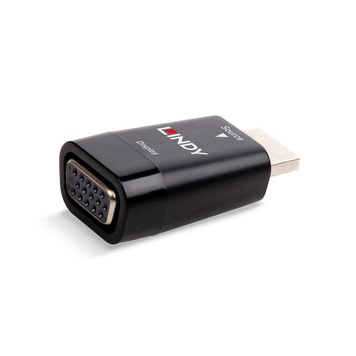 Lindy · Adaptador HDMI Type A a VGA · Cambiador de género · Negro