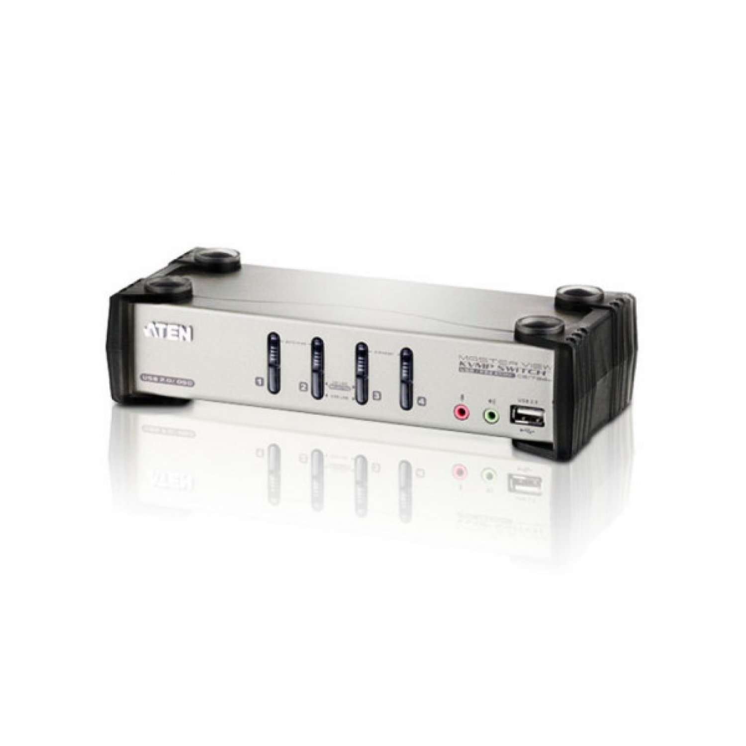 Aten CS1734B · KVM Switch · 4 Puertos · DVI · USB · Audio