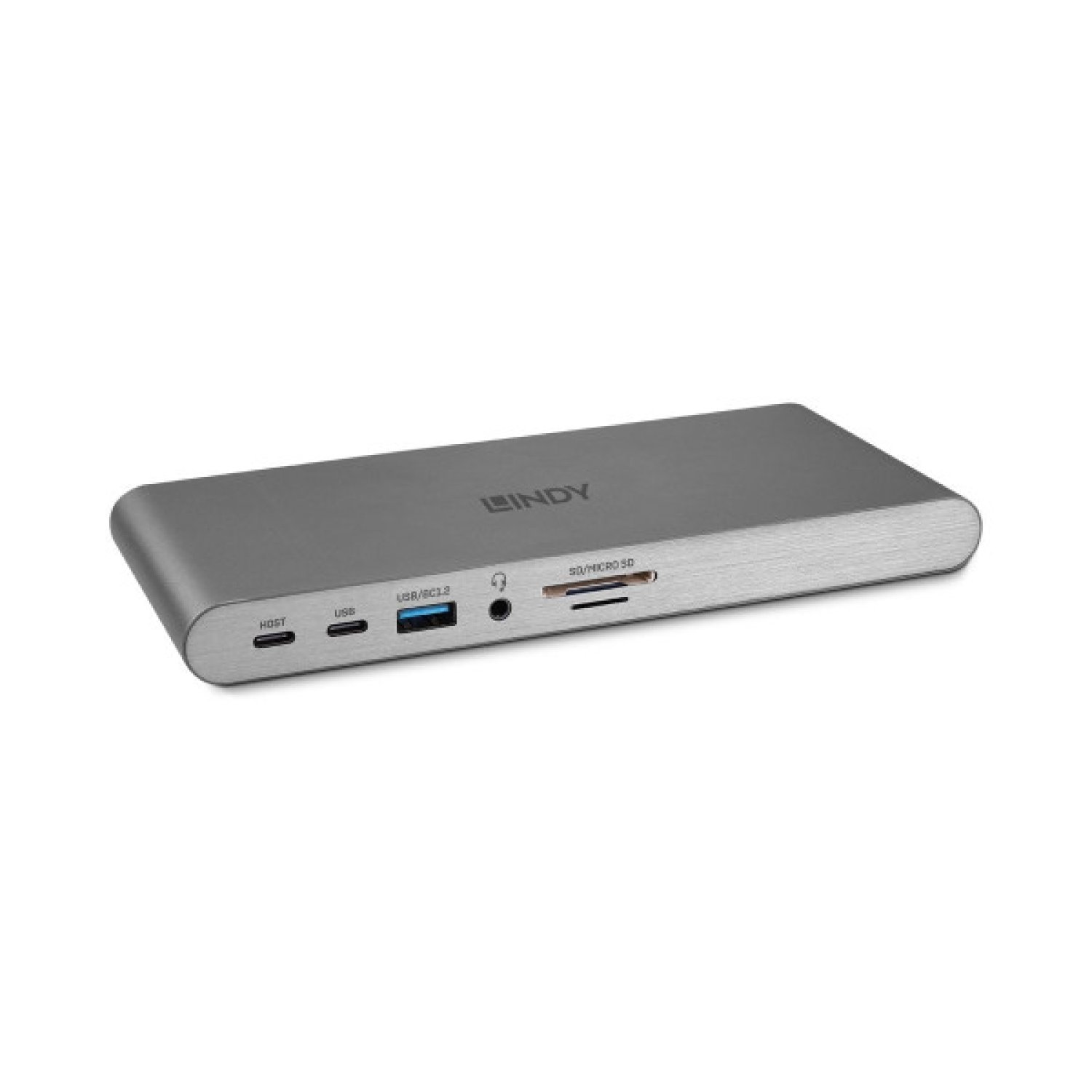 Lindy · Base Replicador de Puertos · USB 3.2 Gen 1 Type-C · Plata
