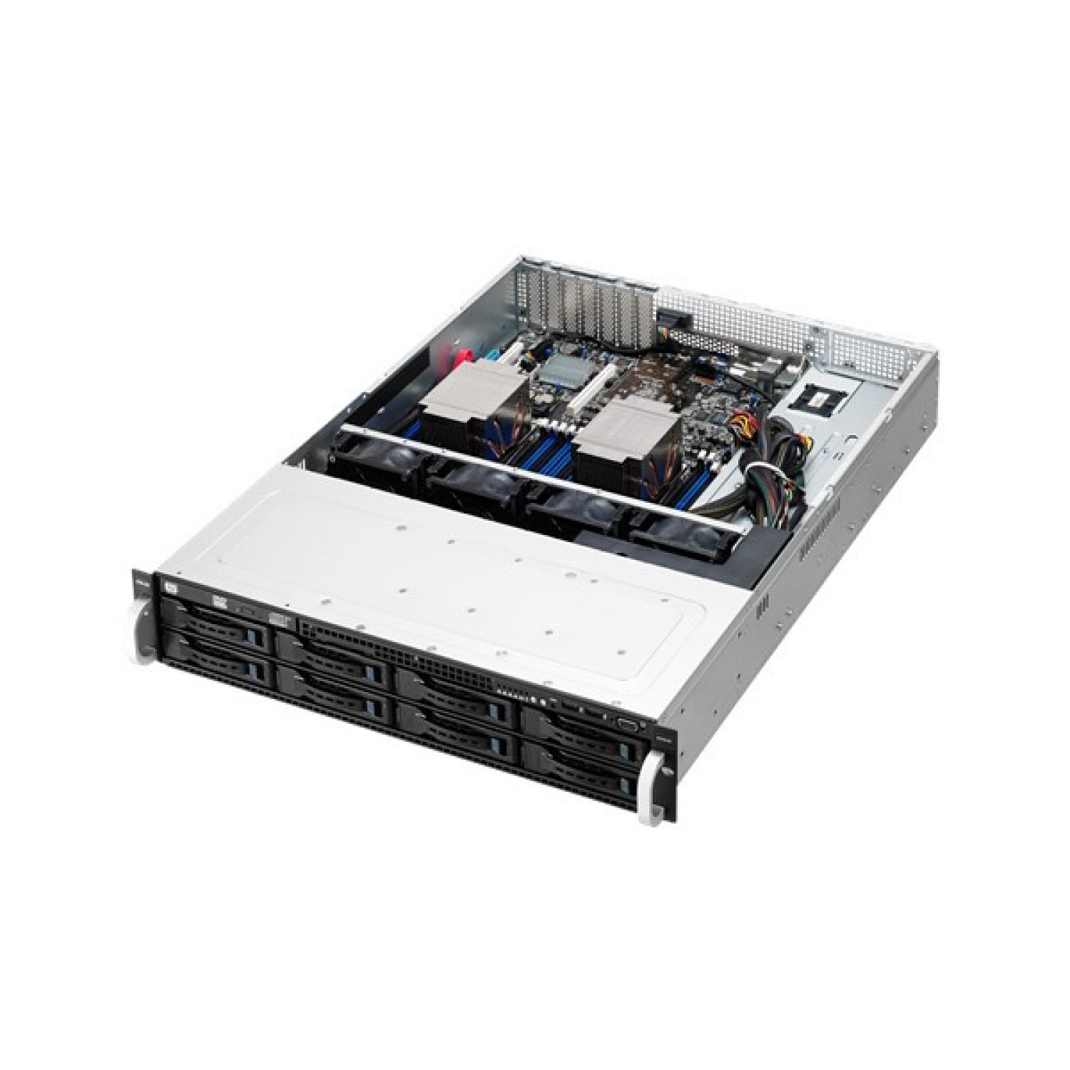 ASUS RS500-E8-RS8 V2 · Servidor Rack 2U · Intel C610 · LGA 2011-v3 · Negro