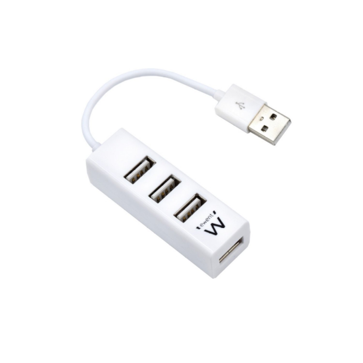 Ewent EW1122 · Hub USB 2.0 · 4 Puertos · Blanco