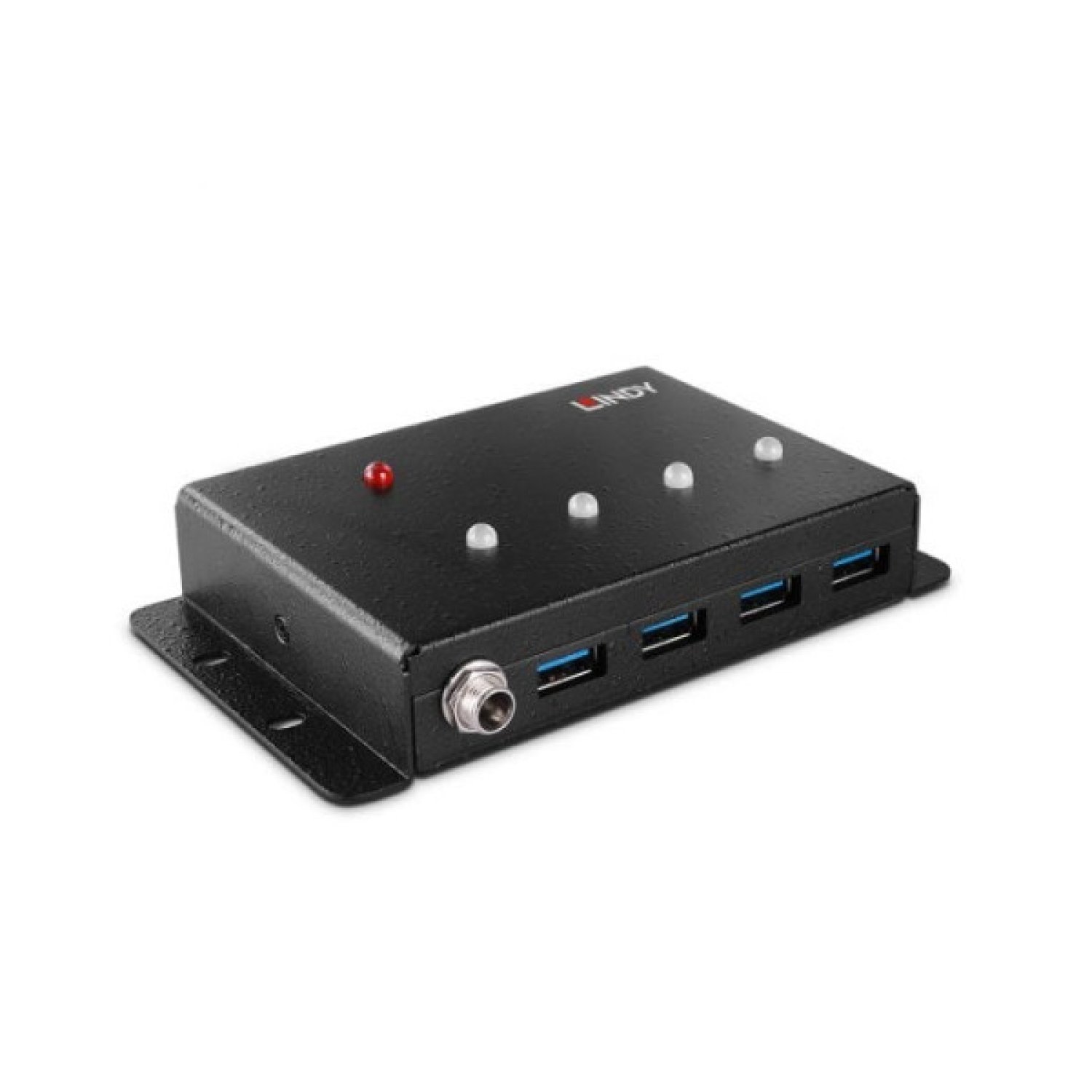 Lindy · Hub USB 3.2 · Type-B · 5000 Mbit/s · Negro