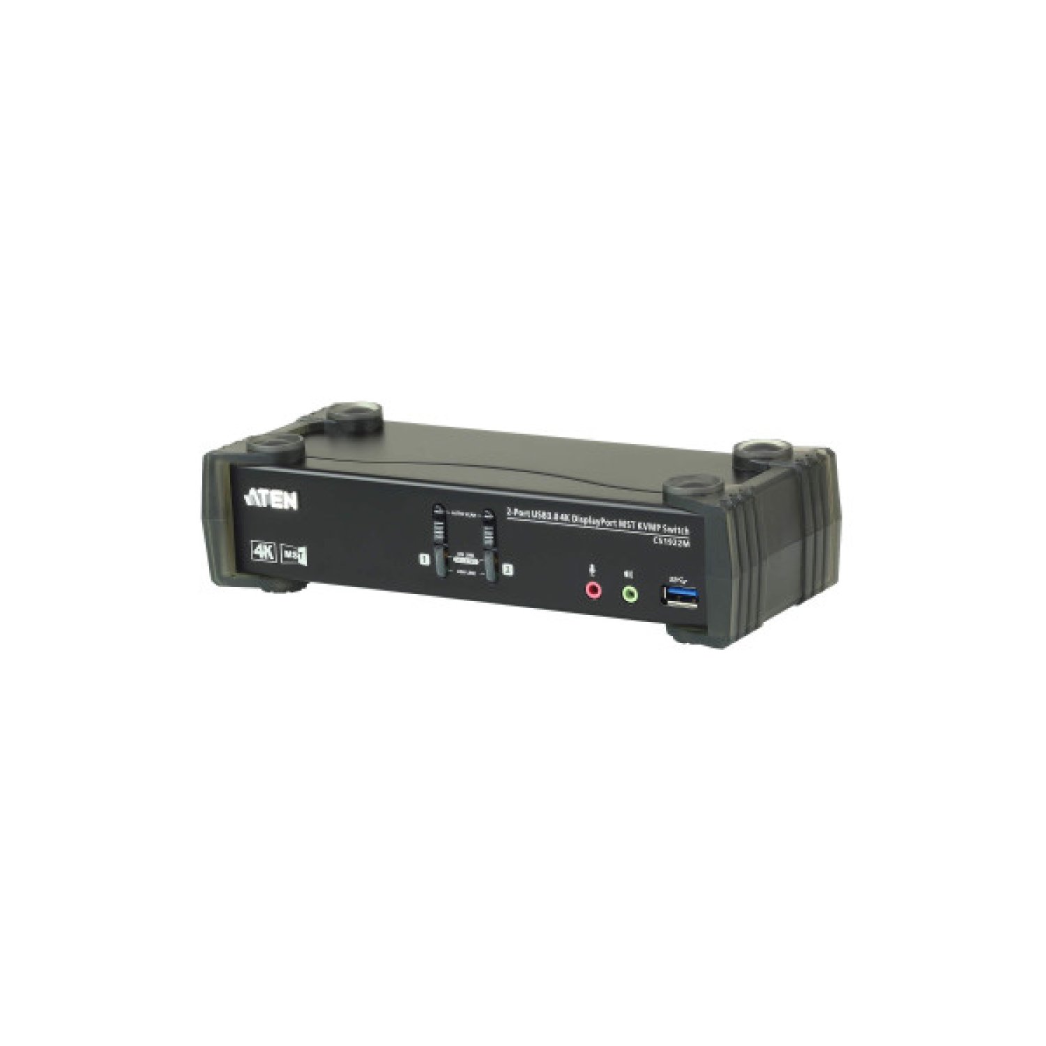 Aten KVMP Switch · 2 Puertos DisplayPort 4K MST · USB 3.0 · Cables Incluidos