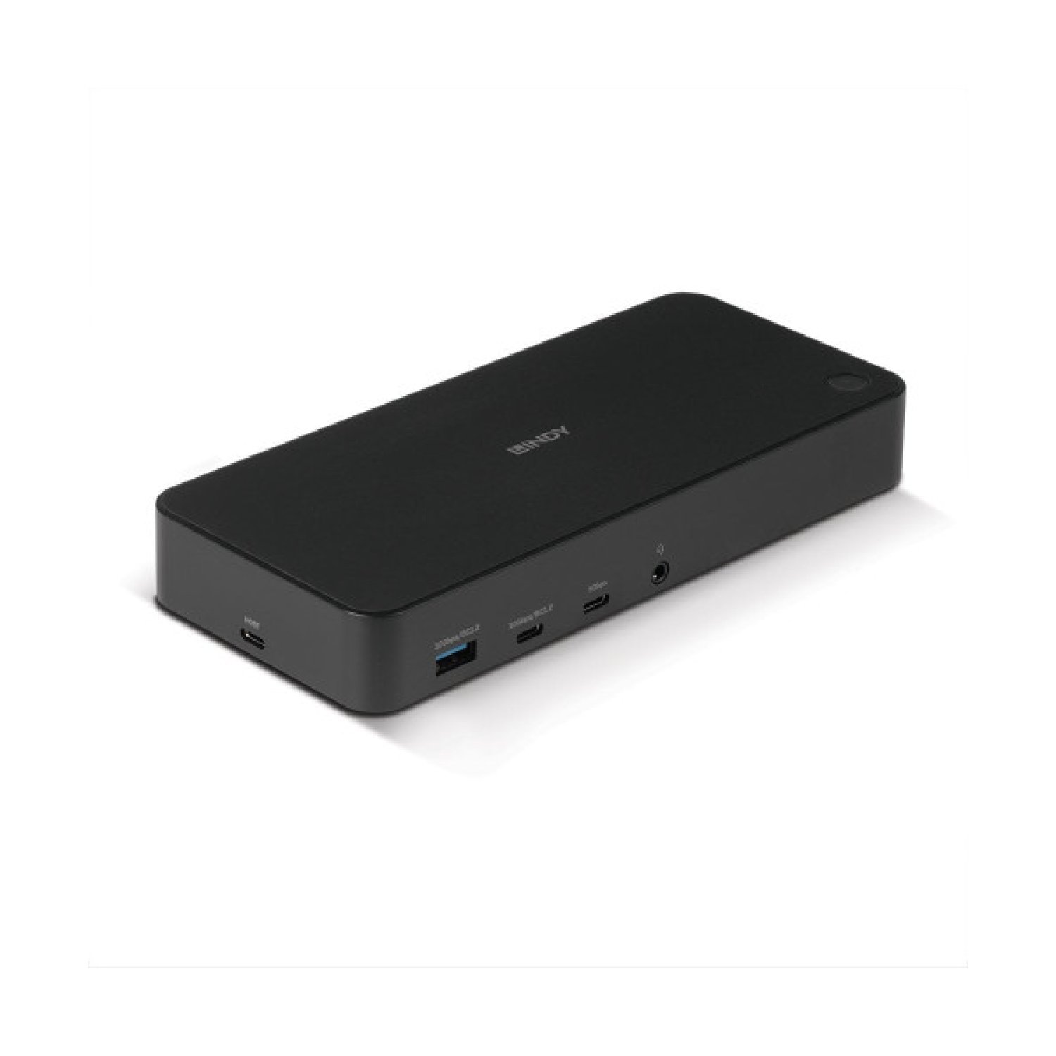 Lindy · Base y Replicador Puertos · USB-C 3.2 Gen 2 · Acoplamiento Universal · Negro