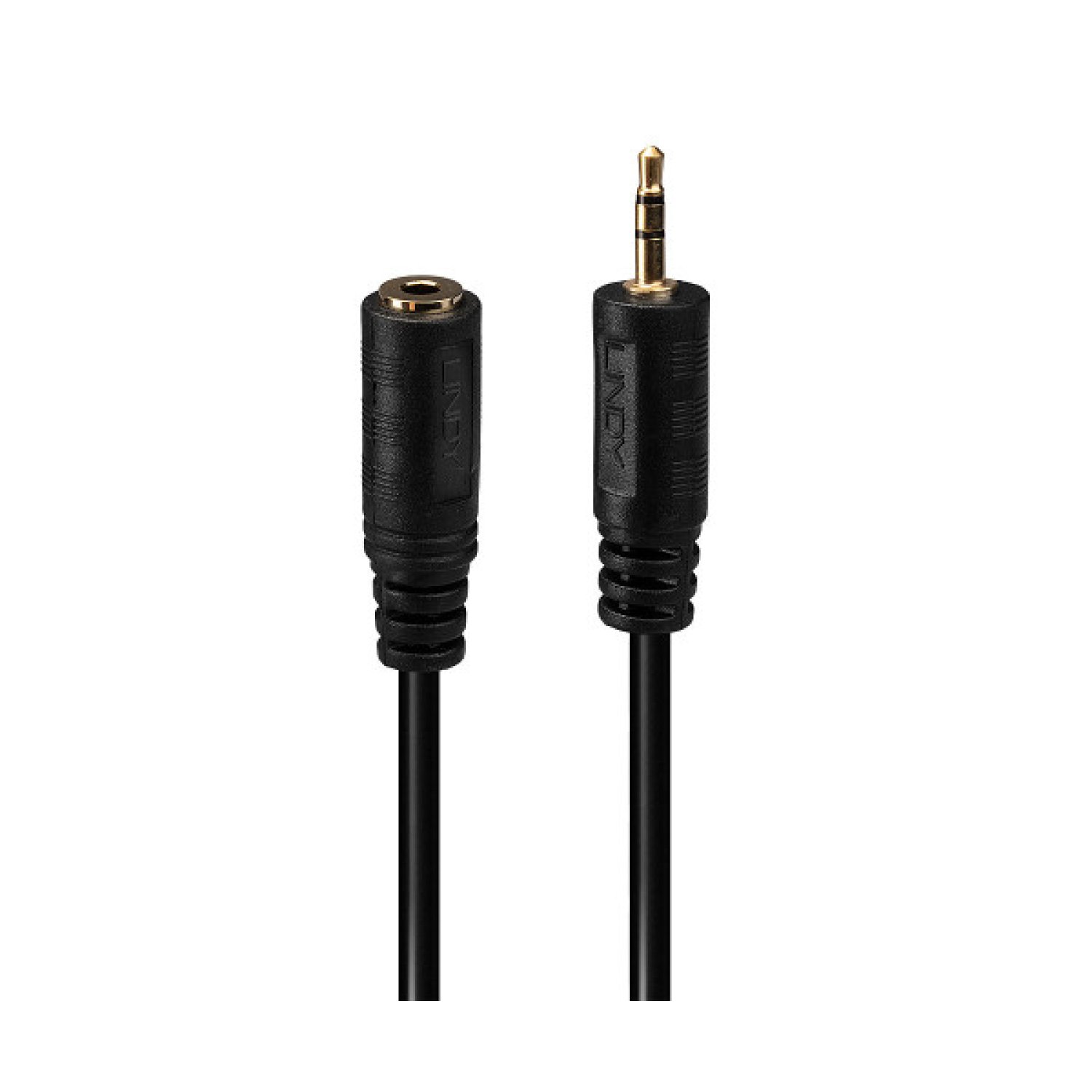 Lindy · Cable de Audio · 2,5mm a 3,5mm · 0,2m · Negro