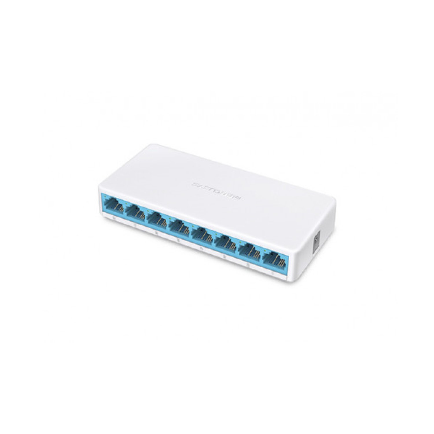 Mercusys MS108 · Switch Fast Ethernet · 8 Puertos 10/100 · Blanco
