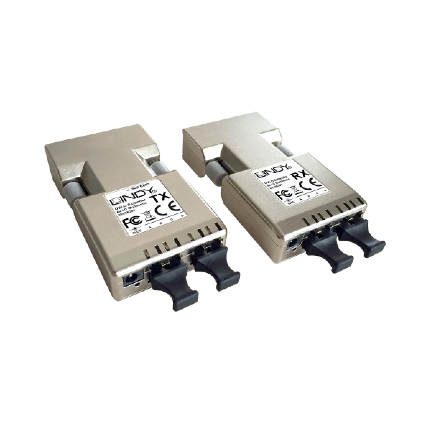 Lindy 38301 · Extensor Audio/Vídeo · Transmisor y Receptor · Metálico