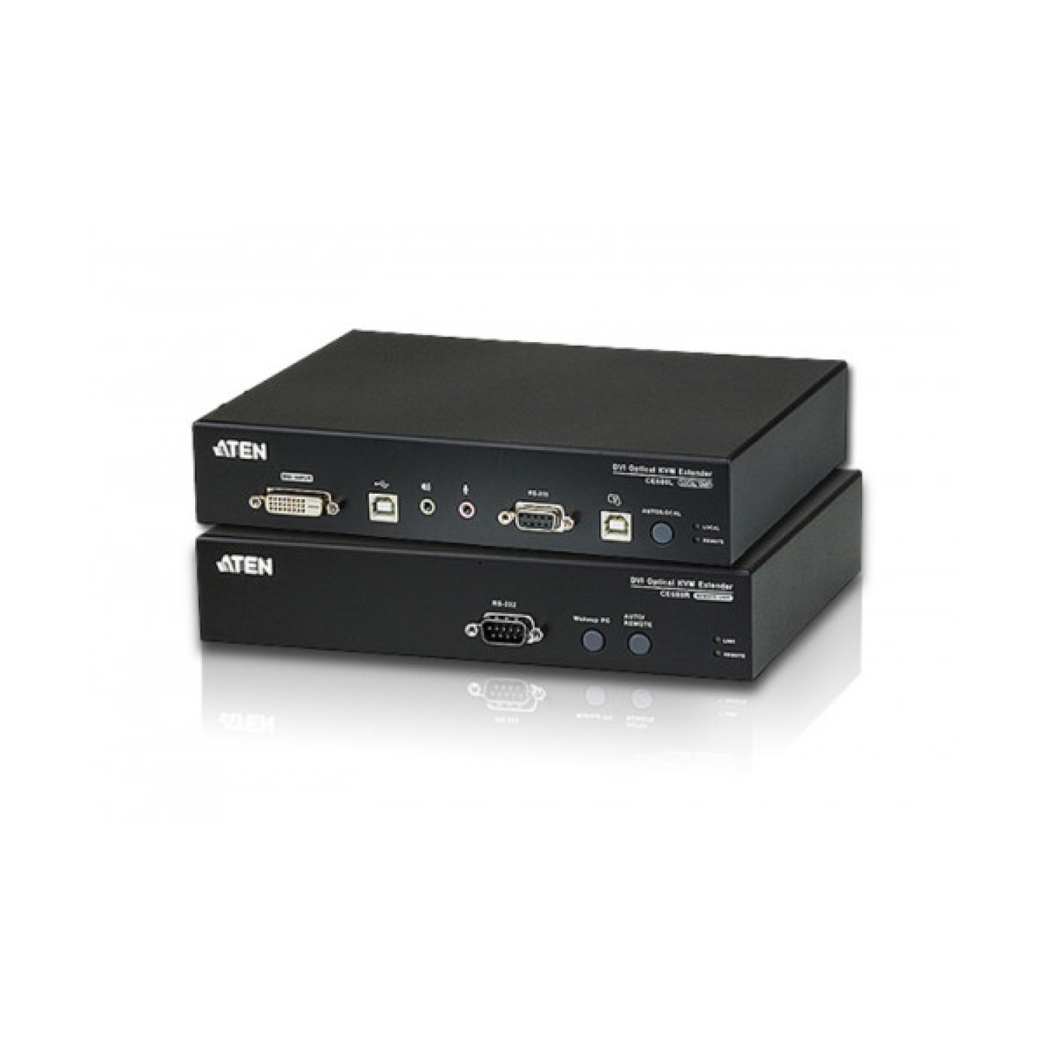 ATEN · Extensor KVM Óptico · DVI USB · 1920x1200 · 20km · Fibra Óptica