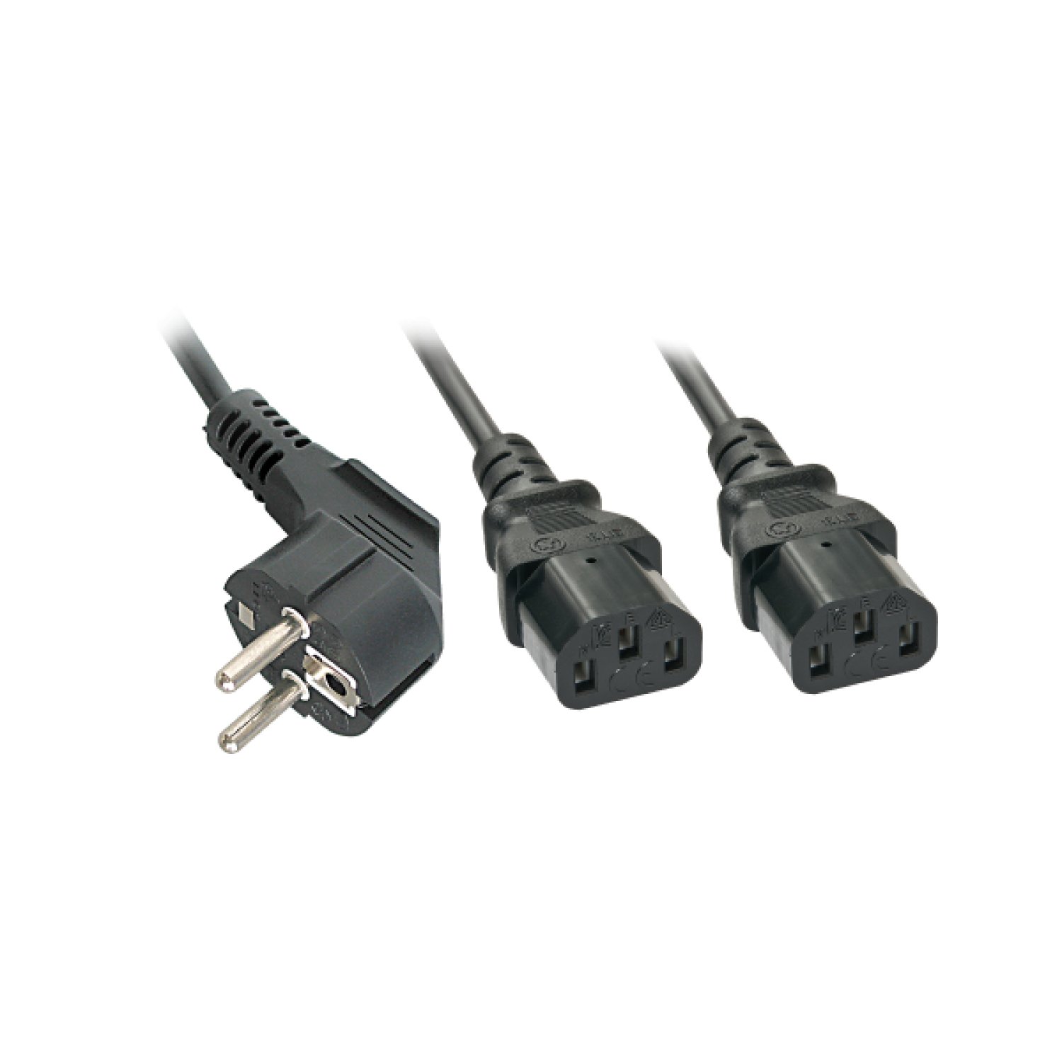 Lindy · Cable de Transmisión · CEE7/14 · Negro