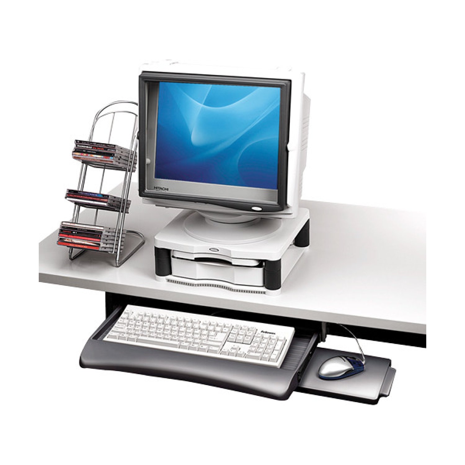 Fellowes Bandeja Teclado Manager · Soporte Ergonómico · Grafito