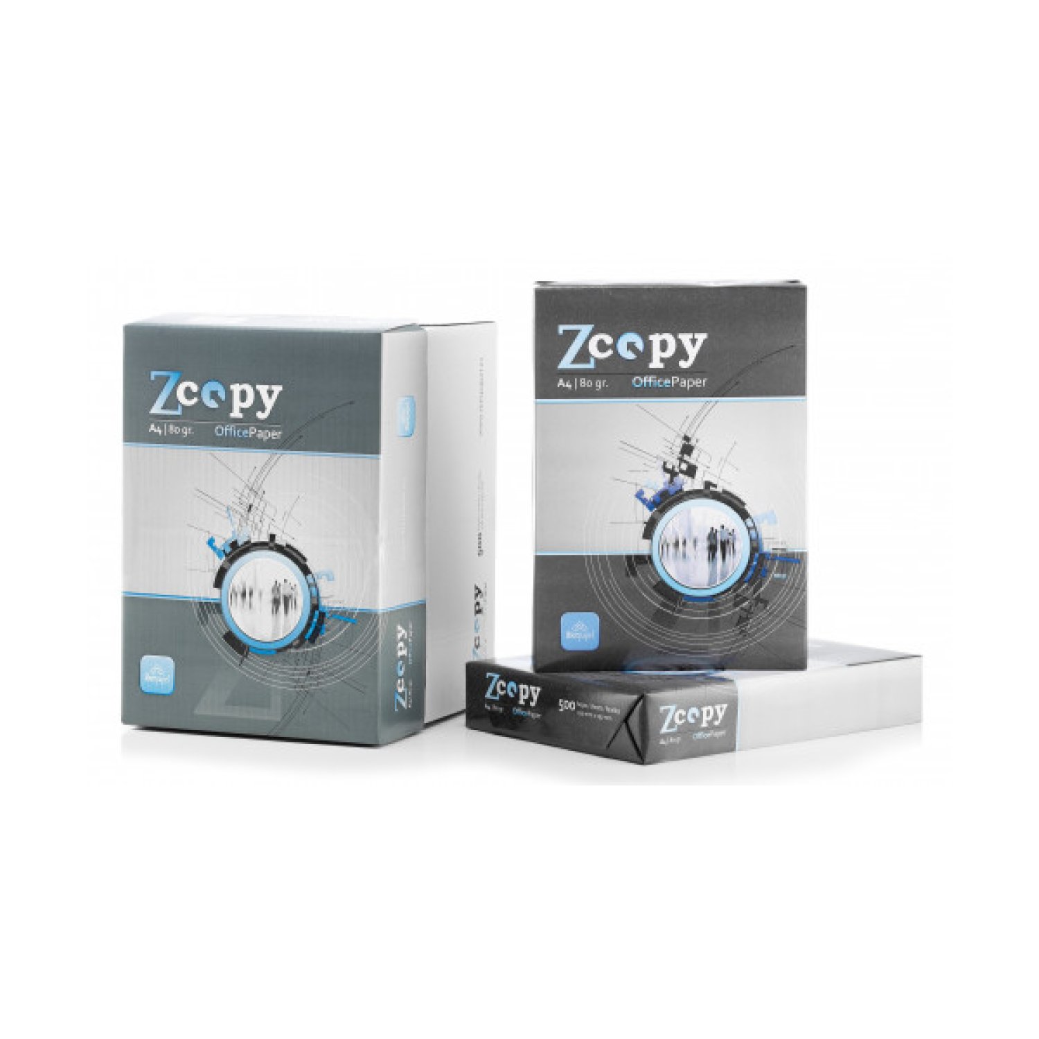 ZCOPY · Papel A4 · 80gr · Pack 500 hojas