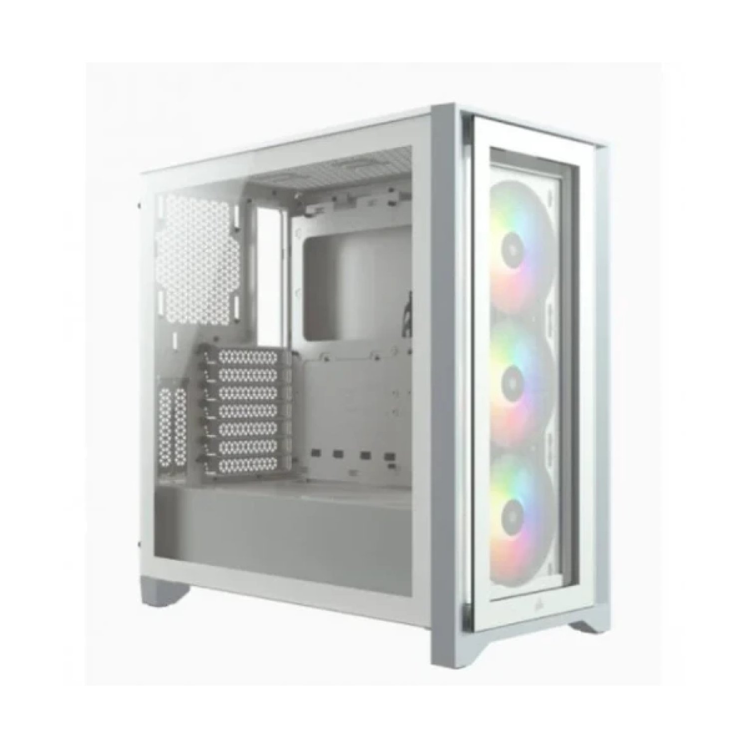 Corsair Crystal Series 4000X Airflow · Mid-Tower · Cristal Templado · Blanco
