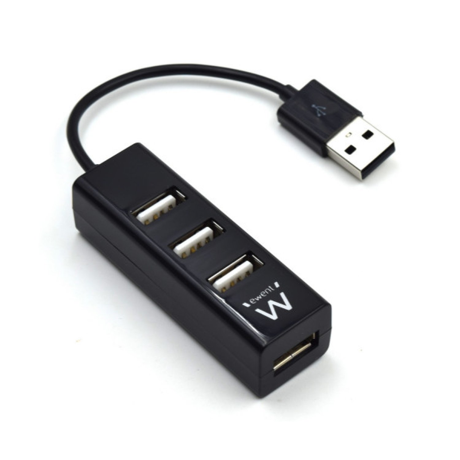 Ewent EW1123 · Hub USB · 480 Mbit/s · Negro