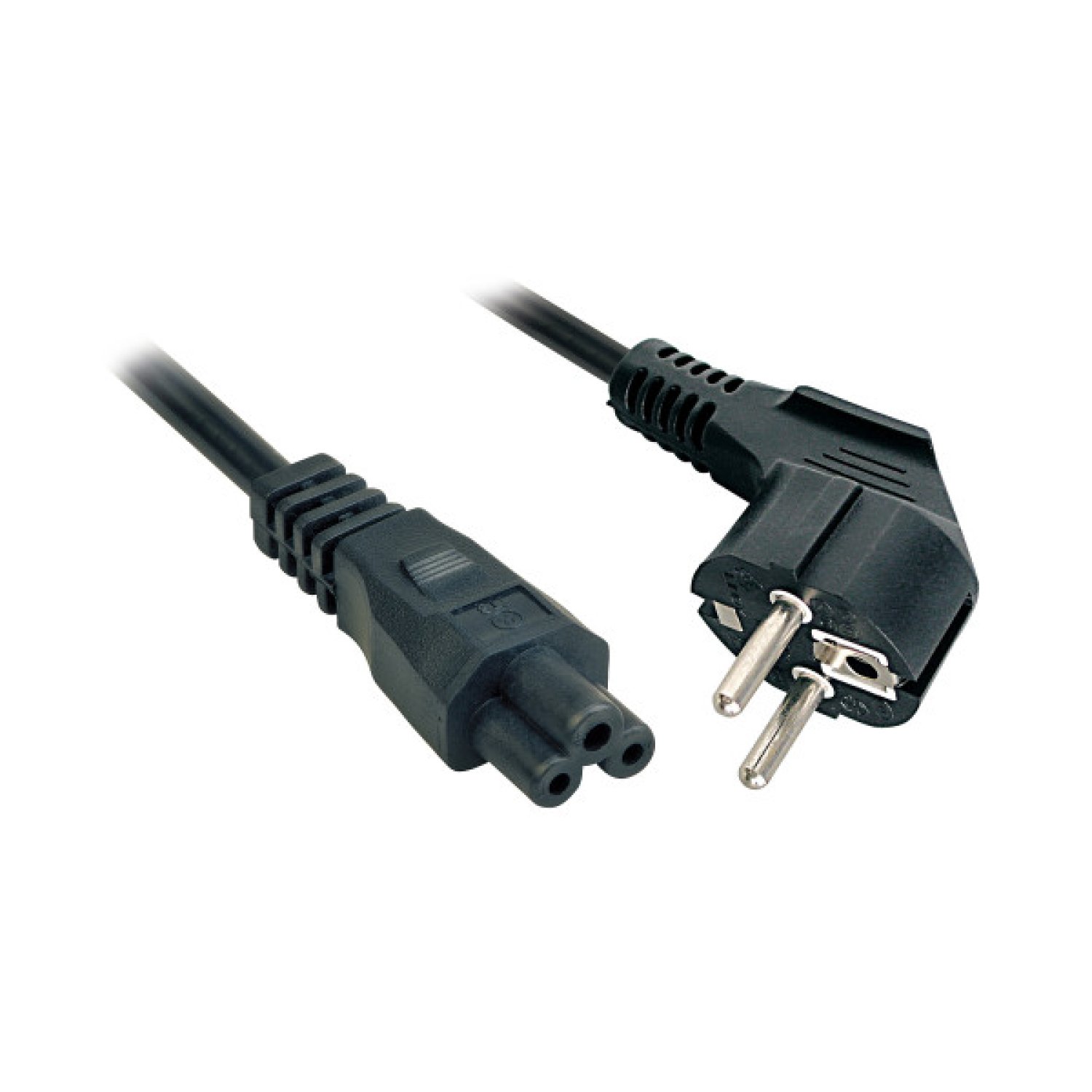 Lindy · Cable Alimentación CEE 7/7 a IEC C5 · 2 metros · Negro