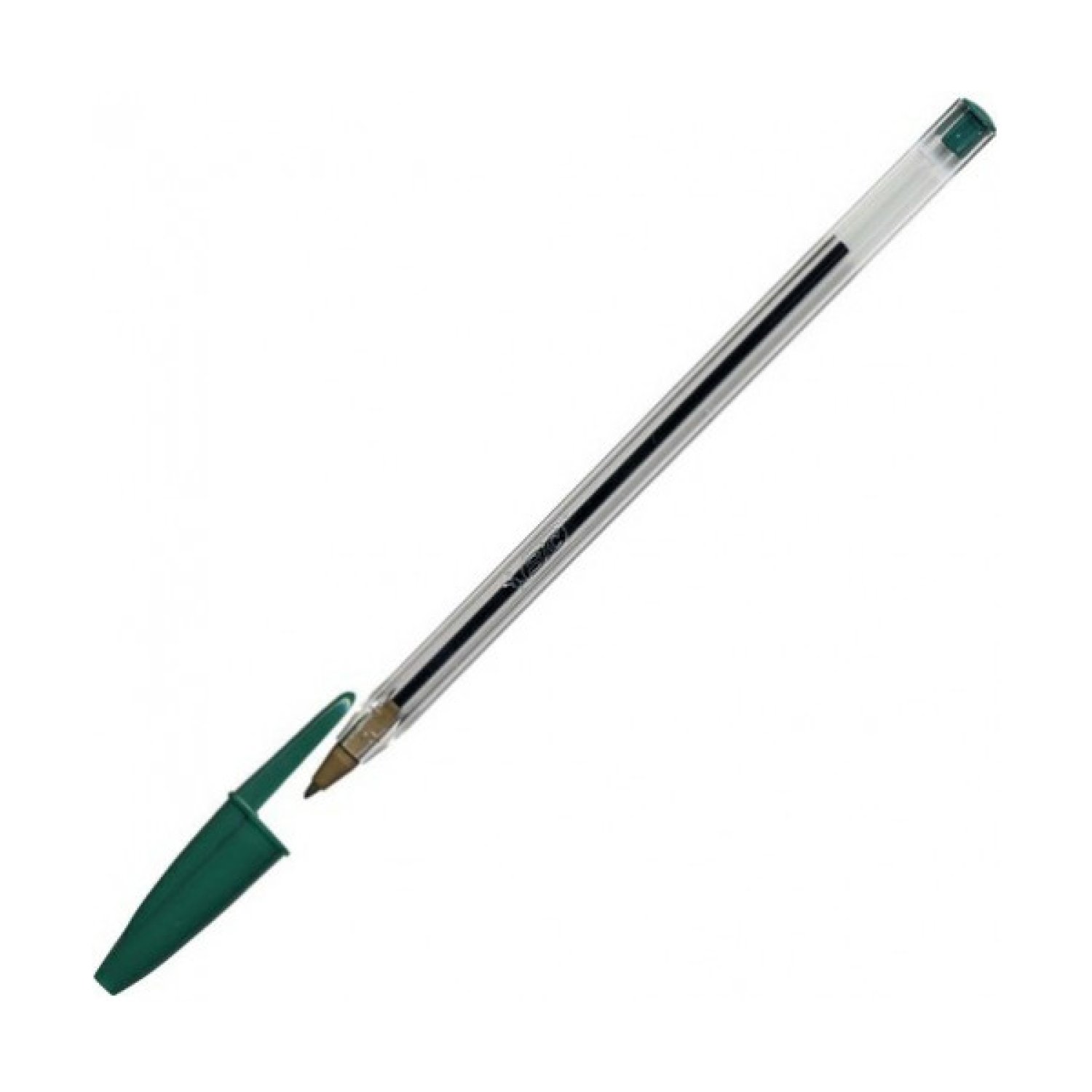 BIC Cristal · Bolígrafo Trazo 0,4mm · Cuerpo Transparente · Verde