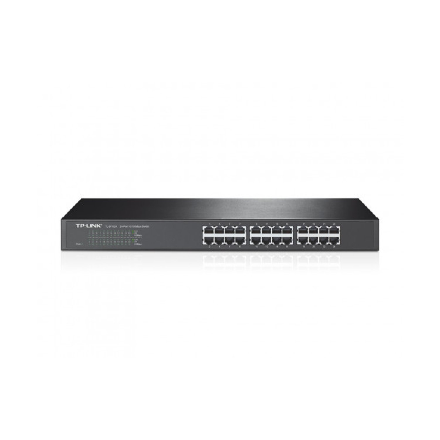 TP-Link TL-SF1024 · Switch Fast Ethernet · 24 Puertos · 10/100 Mbps · No Administrado