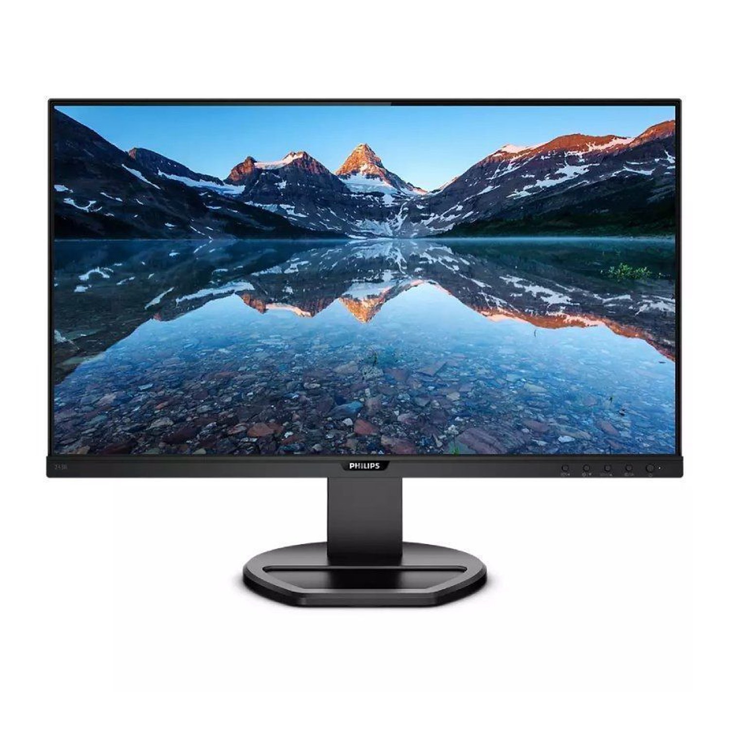 Monitor Profesional Philips 243B9 23.8"/ Full HD/ Multimedia/ Negro