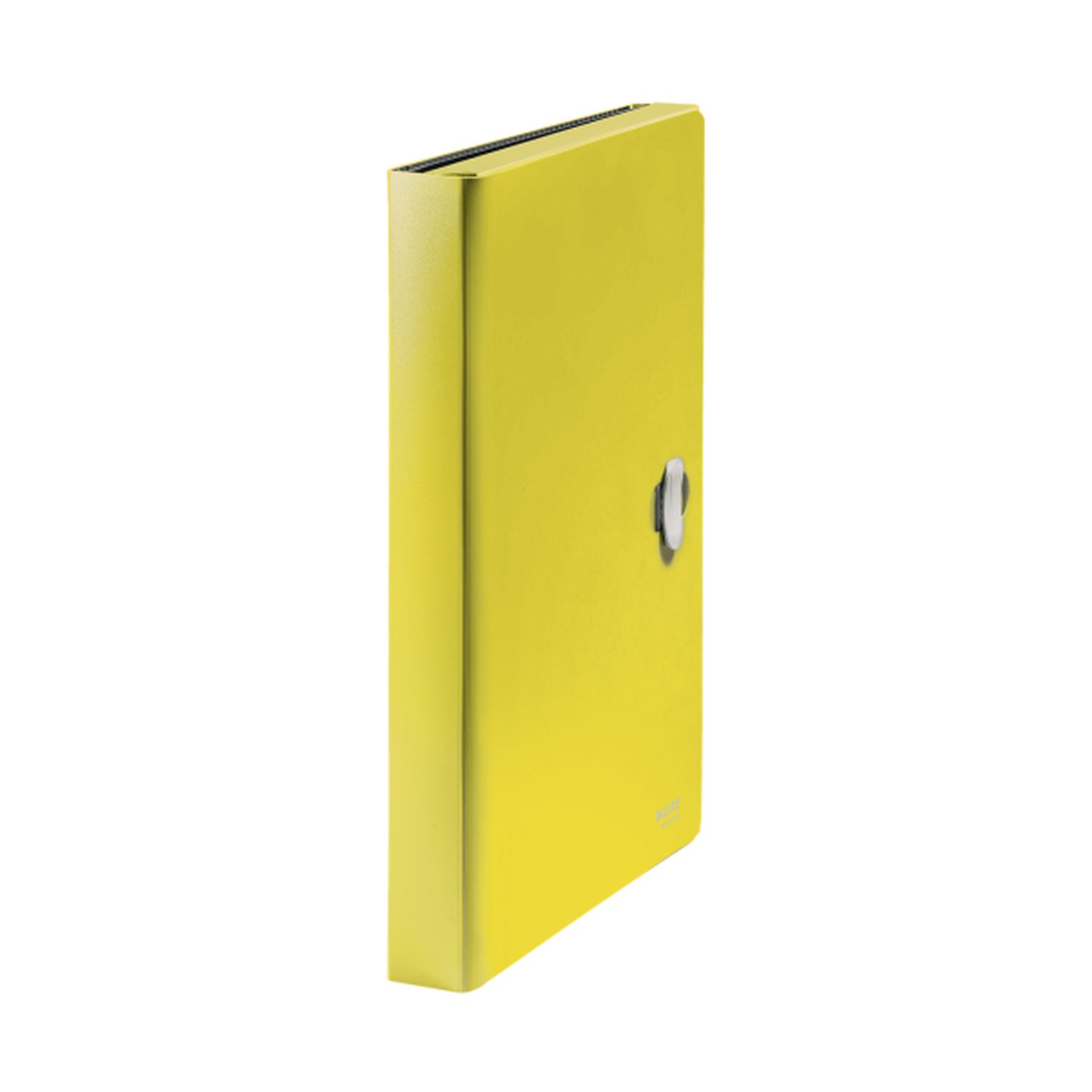 CARPETA POLIPROPILENO ACORDEON 5 POSICIONES+BOLSILLO FRONTAL BROCHE GIRATORIO A4 RECYCLE AMARILLO LEITZ 46240015