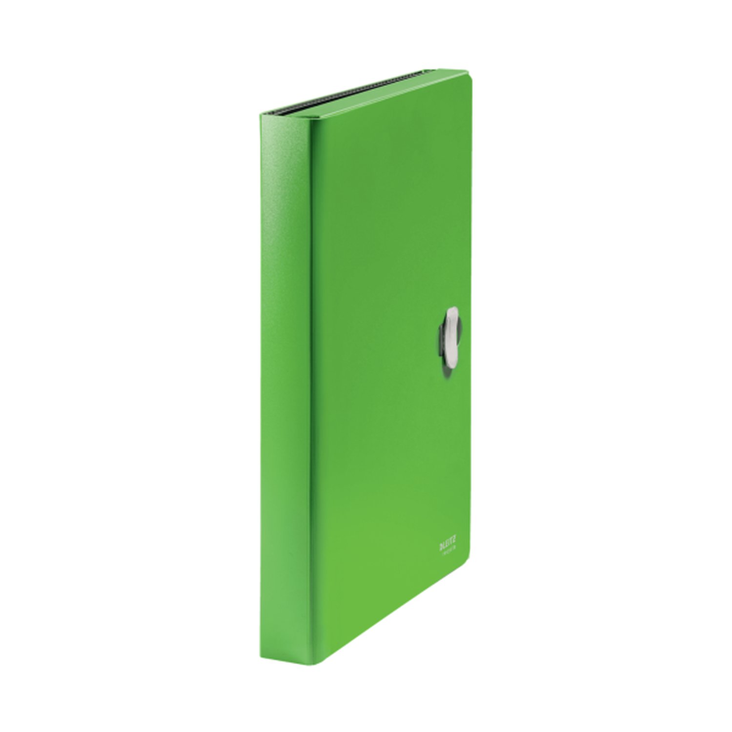 CARPETA POLIPROPILENO ACORDEON 5 POSICIONES+BOLSILLO FRONTAL BROCHE GIRATORIO A4 RECYCLE VERDE LEITZ 46240055