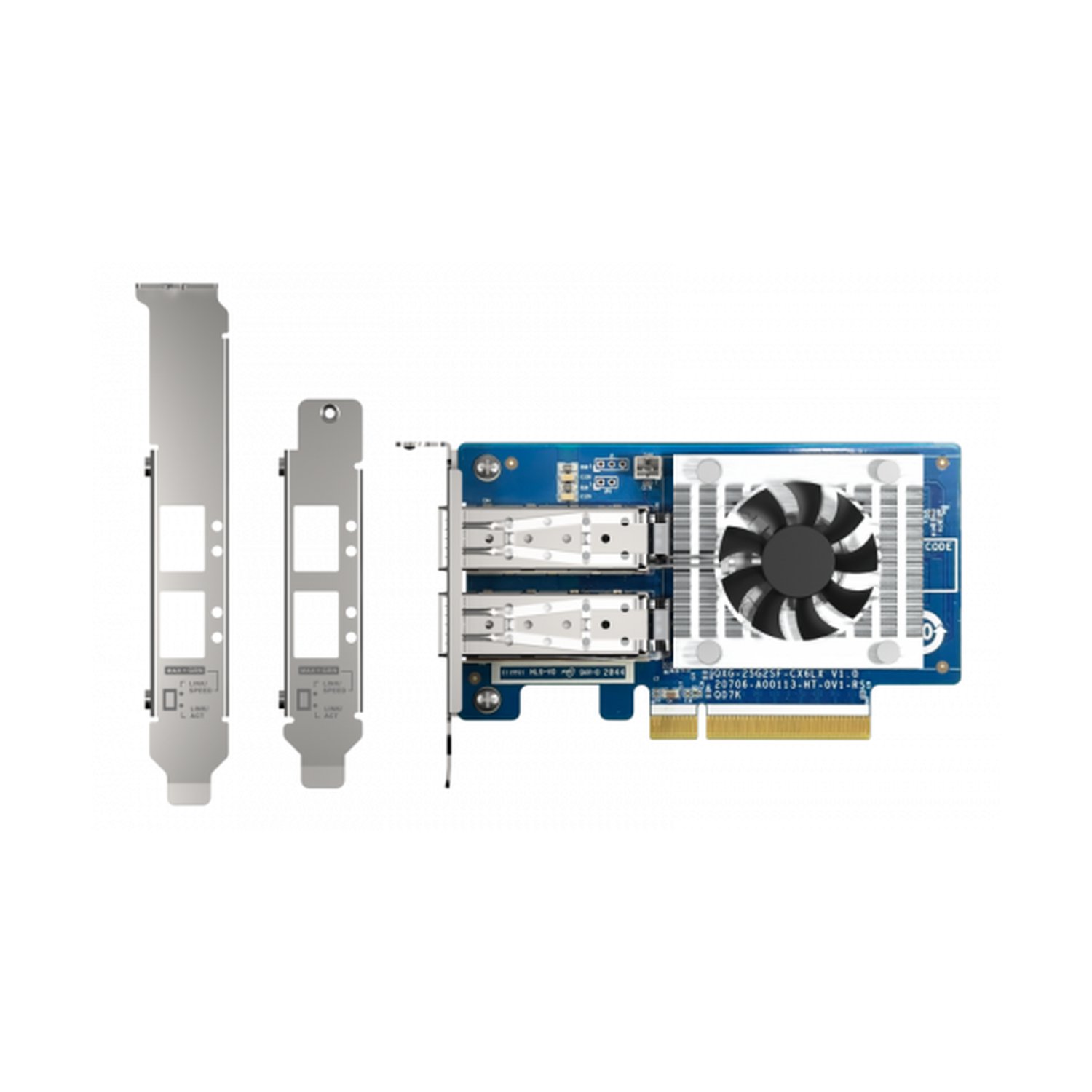 QNAP QXG-25G2SF-CX6 adaptador y tarjeta de red Interno Fibra 25000 Mbit/s