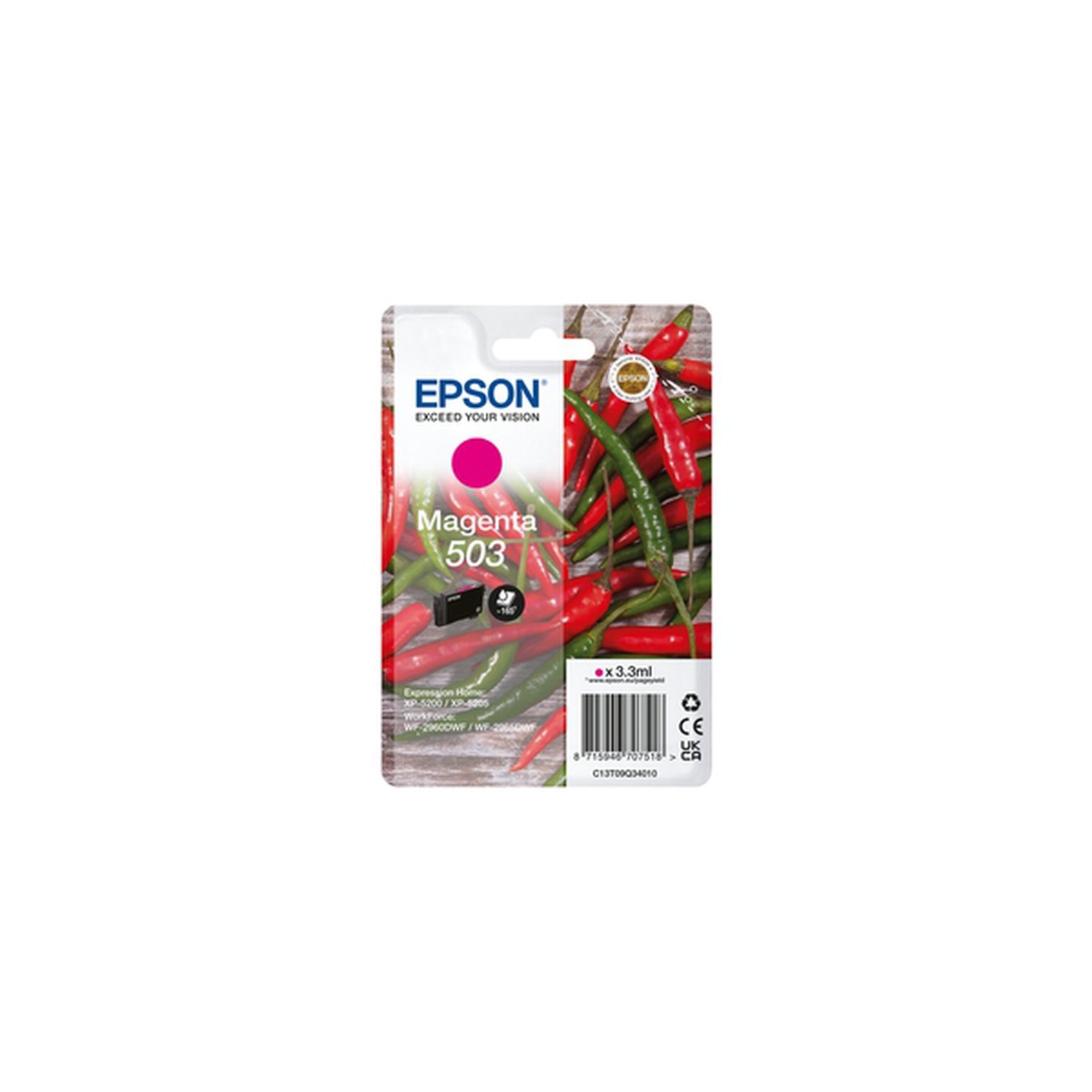 EPSON CARTUCHO T09Q3 MAGENTA 503