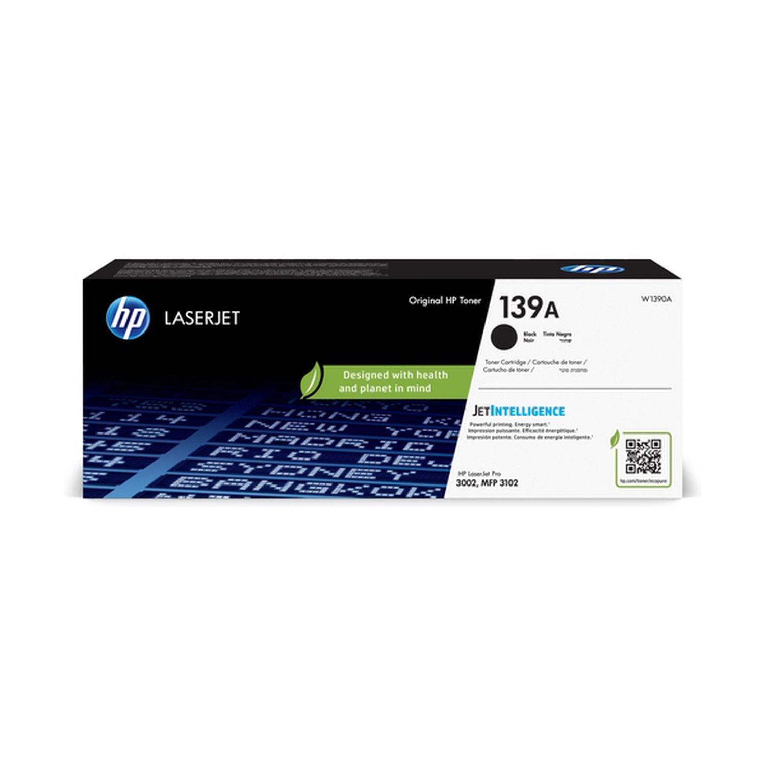 HP TONER 139A NEGRO - W1390A LJP3001 LJP3002 1.500P