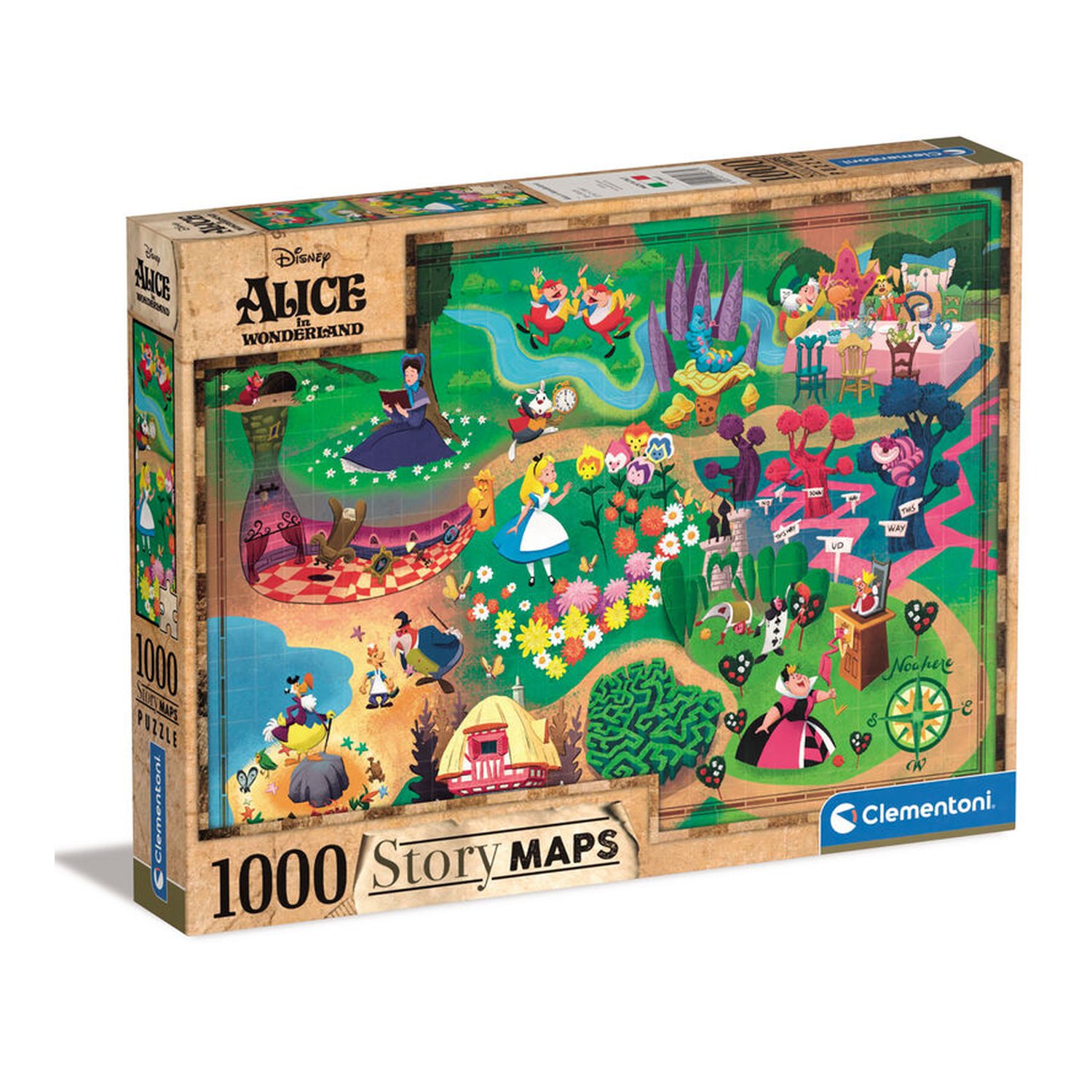 Puzzle Alicia en el Pais de las Maravillas Disney 1000pzs