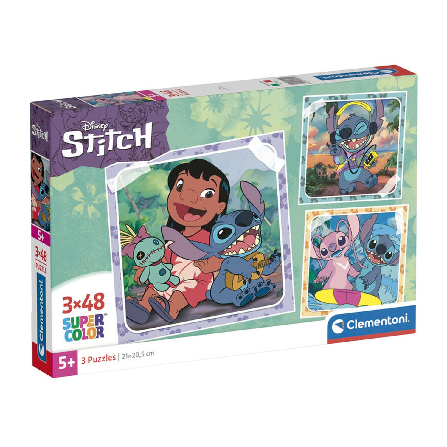 Puzzle Stitch Disney 3x48pzs