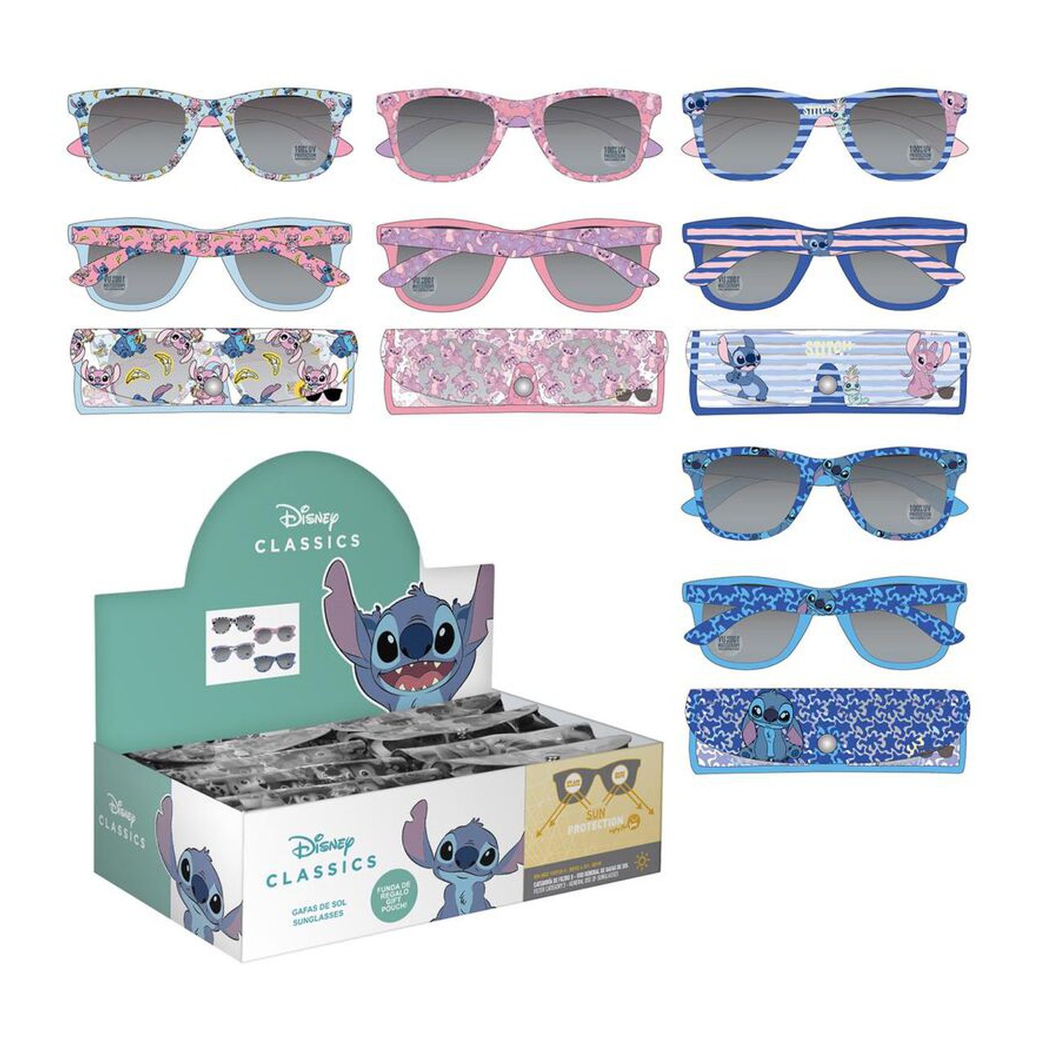 Gafas sol Stitch Disney surtido (24 Uds)