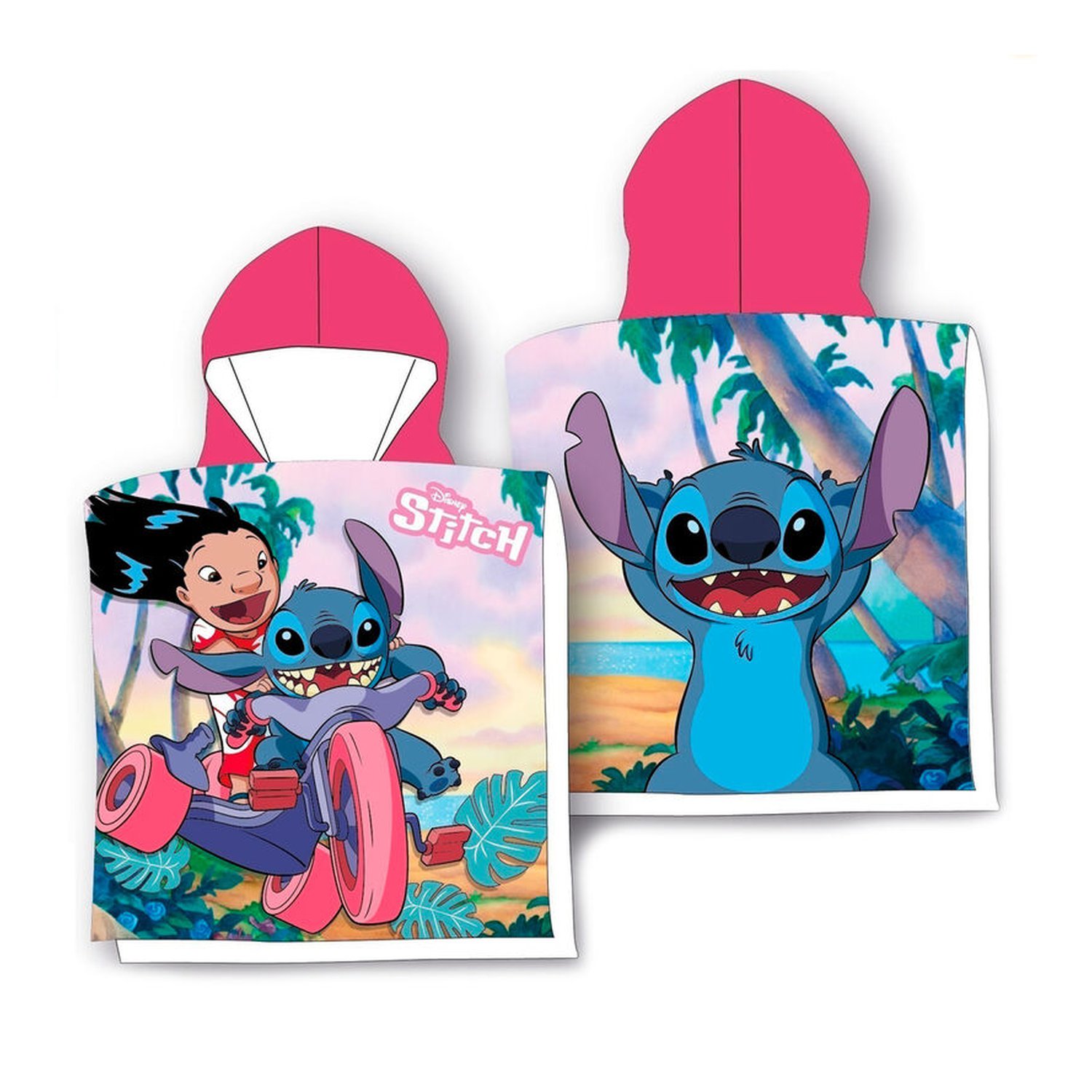 Poncho toalla Lilo & Stitch Disney algodon