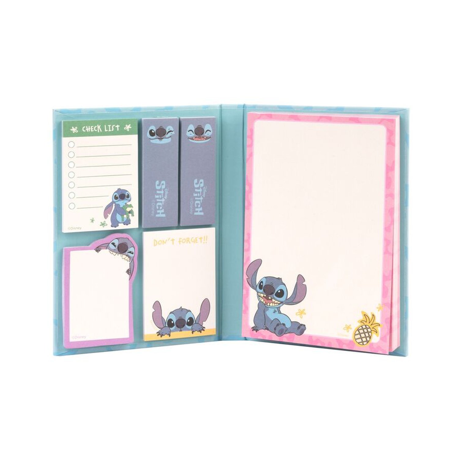 Cuaderno notas adhesivas Stitch Disney