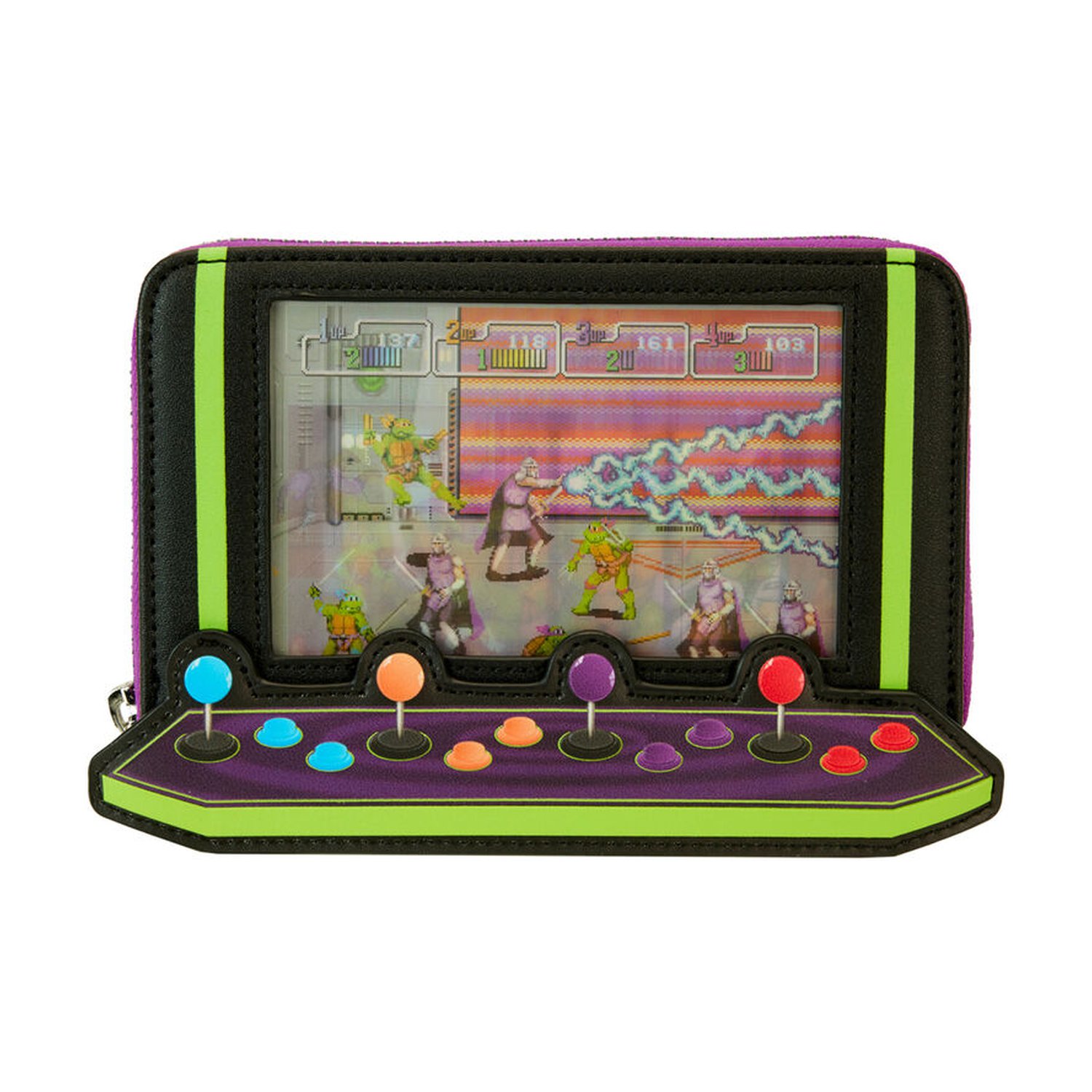 Cartera Vintage Arcade 40th Anniversary Tortugas Ninja Loungefly