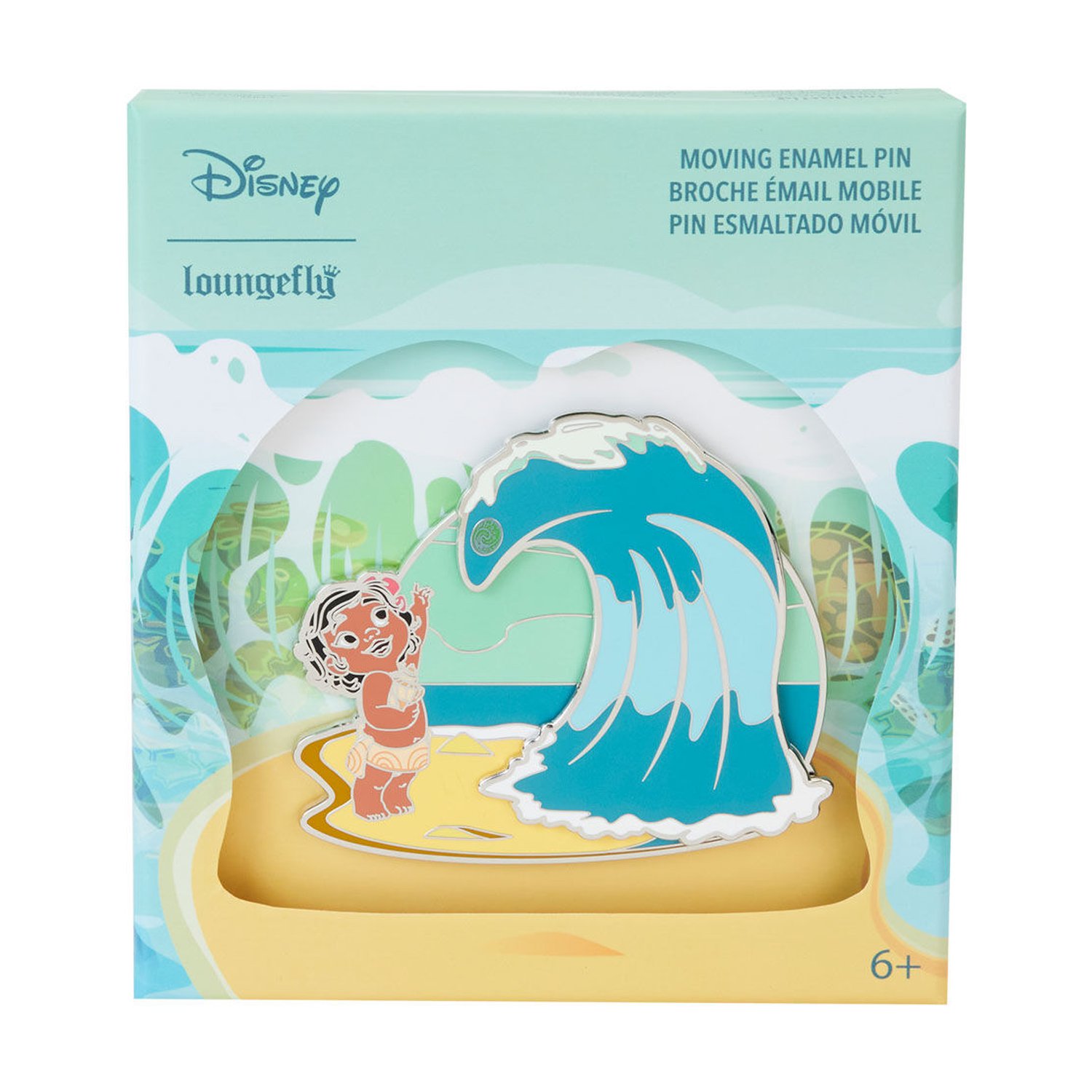Pin Ocean Waves Vaiana Moana Disney Loungefly 7,5cm