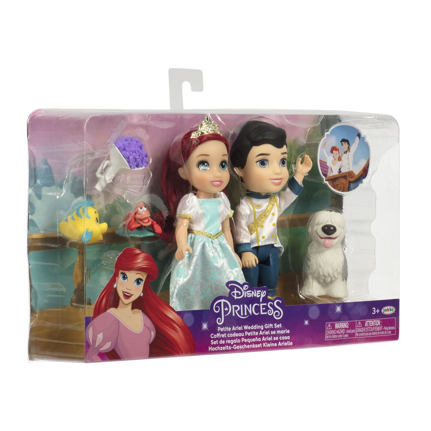 Muñecas Ariel + Eric La Sirenita Disney 15cm