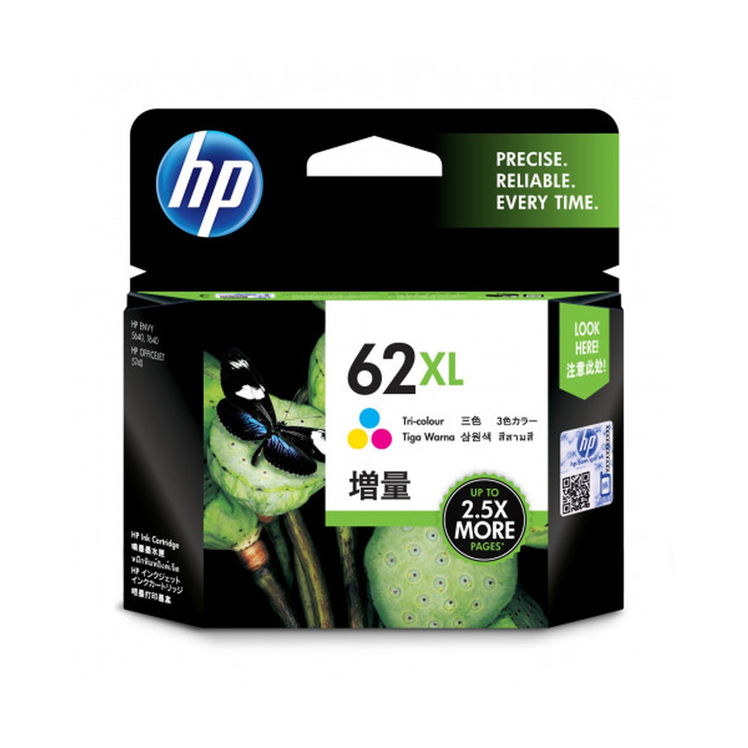 HP 62XL CARTUCHO DE TINTA HP62XL TRICOLOR (C2P07AE)