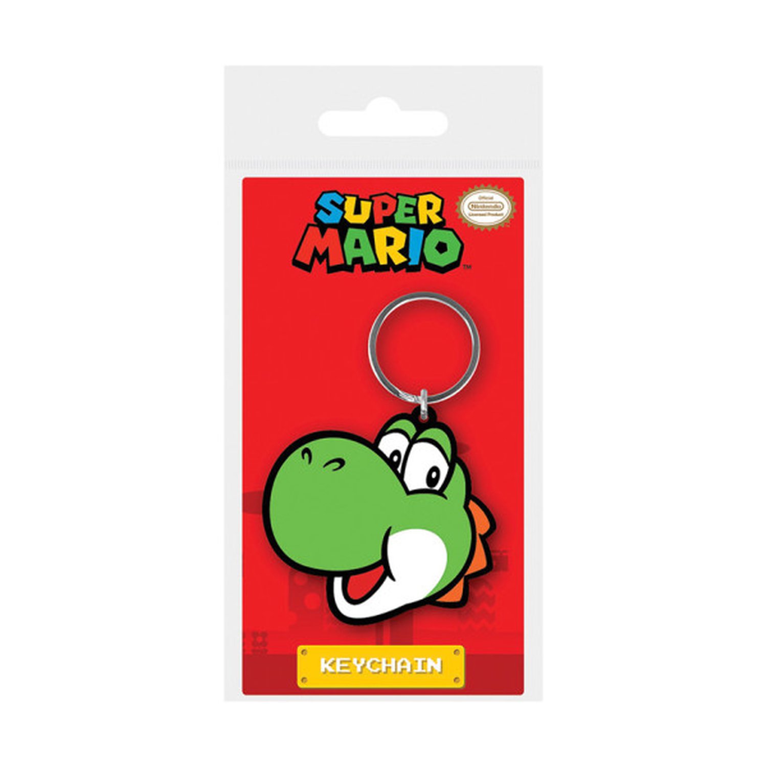 LLAVERO CARA DE YOSHI 6 CM PYRAMID REDSTRING RK38924C