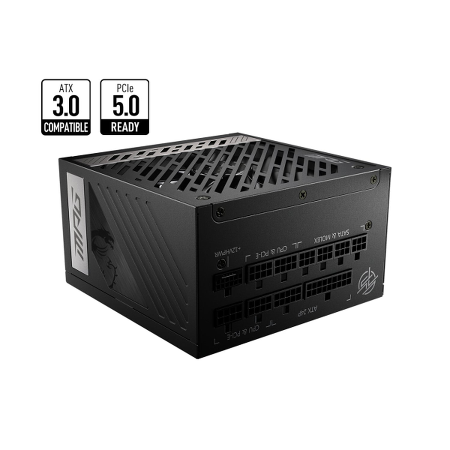 MSI MPG A850G PCIE5 unidad de fuente de alimentación 850 W 24-pin ATX ATX Negro