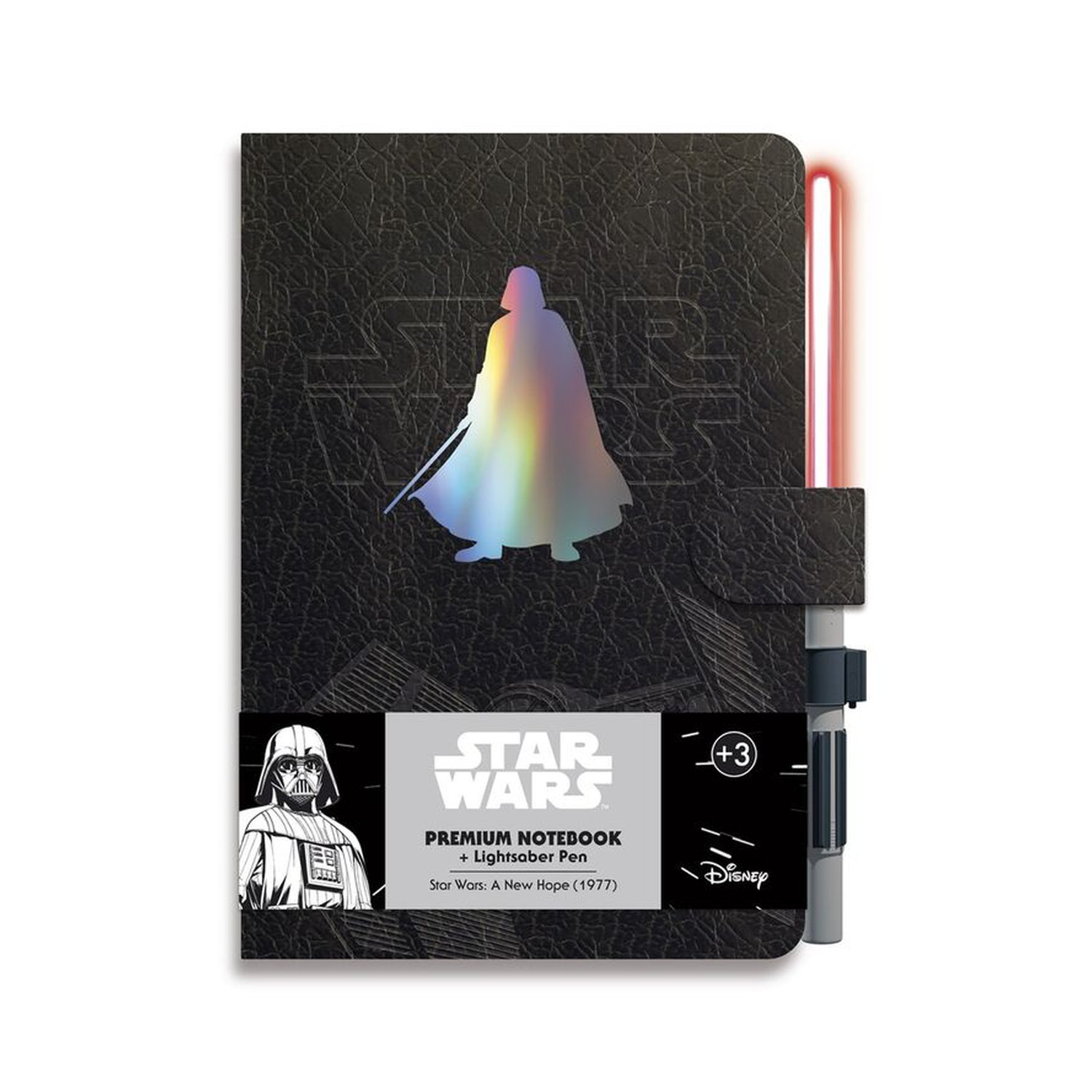 Cuaderno A5 premium + boligrafo sable de luz Darth Vader Star Wars
