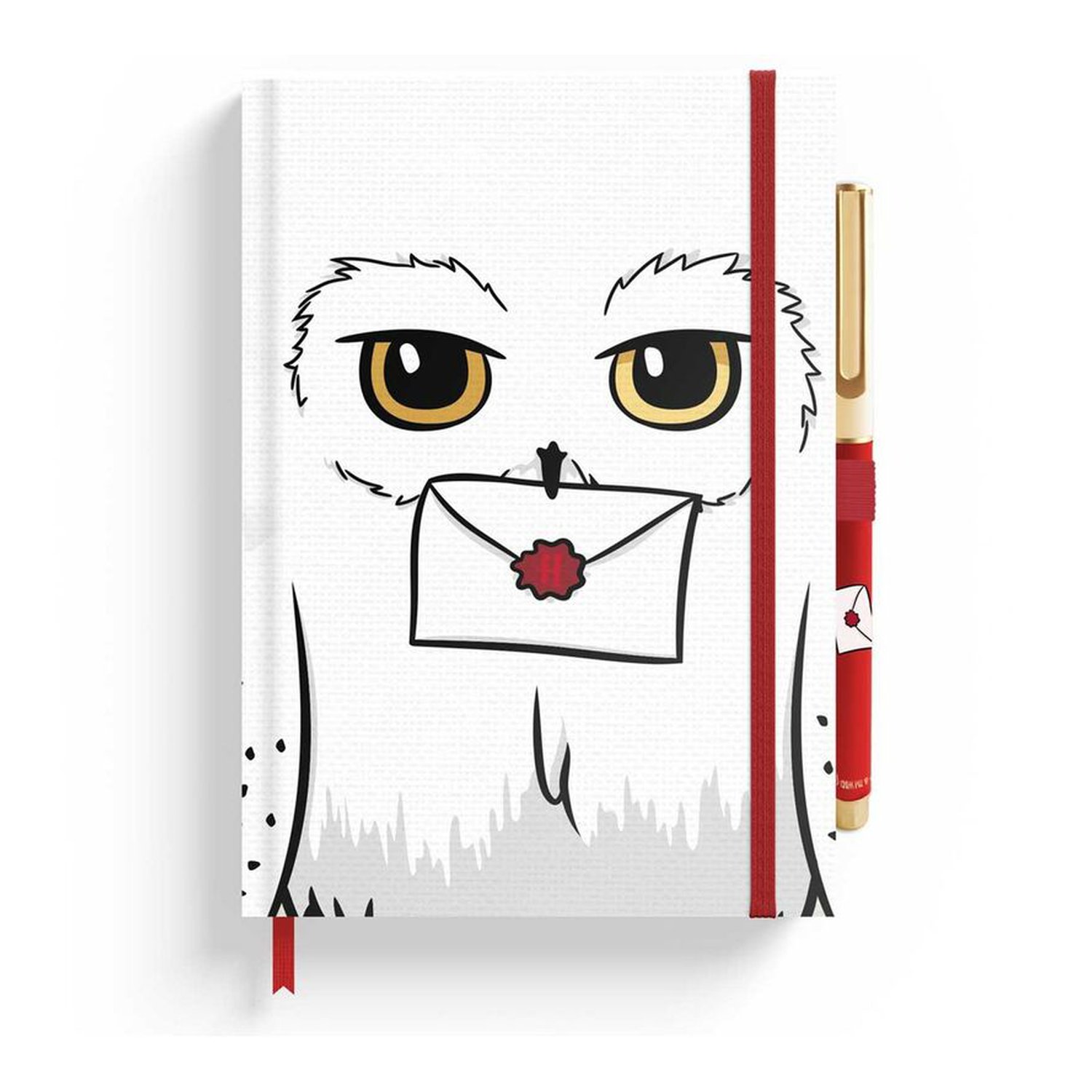 Cuaderno A5 premium + boligrafo Hedwig Harry Potter