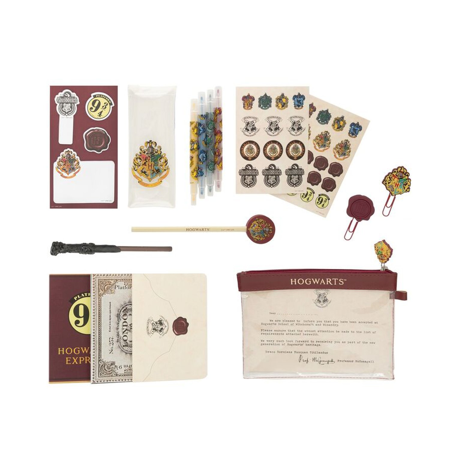 Set papeleria Harry Potter