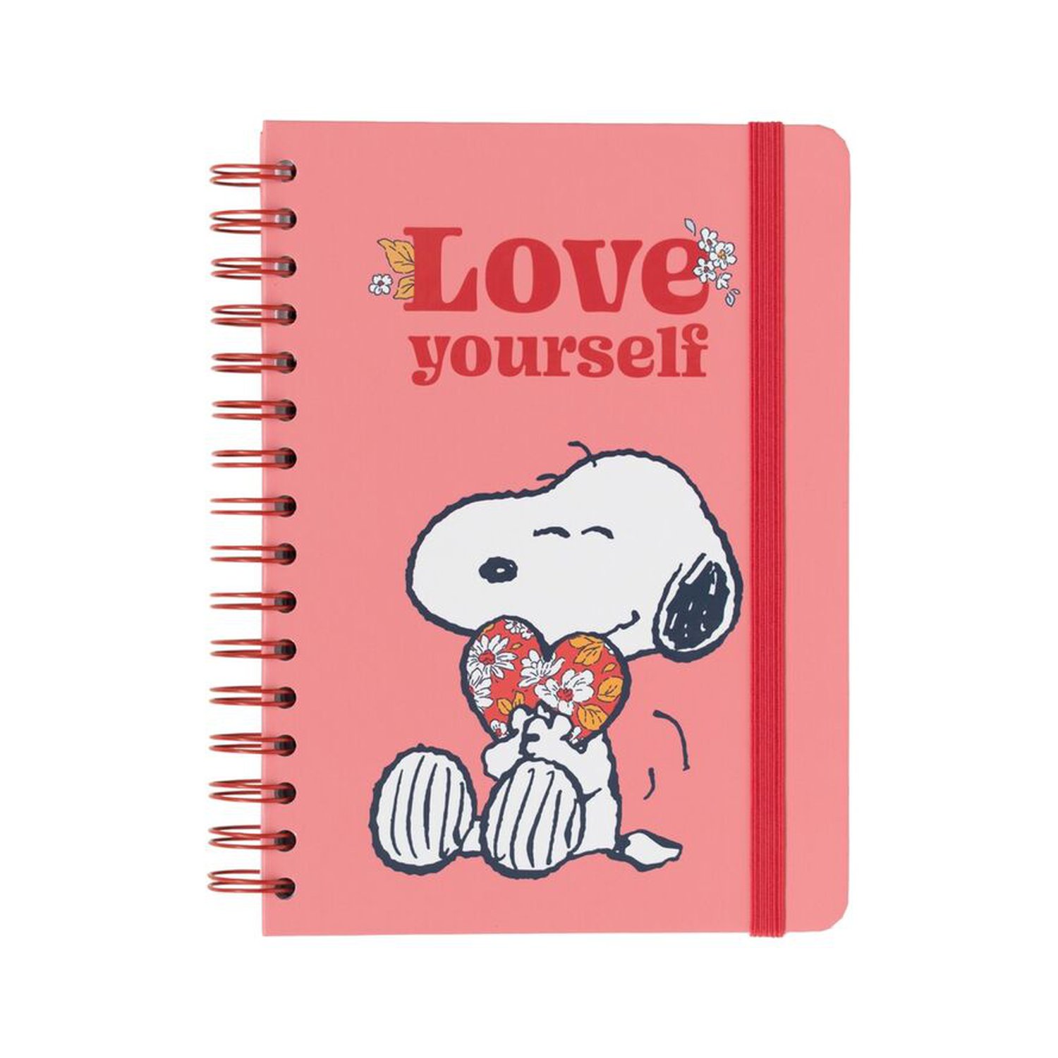Cuaderno A5 Love Yourself Snoopy